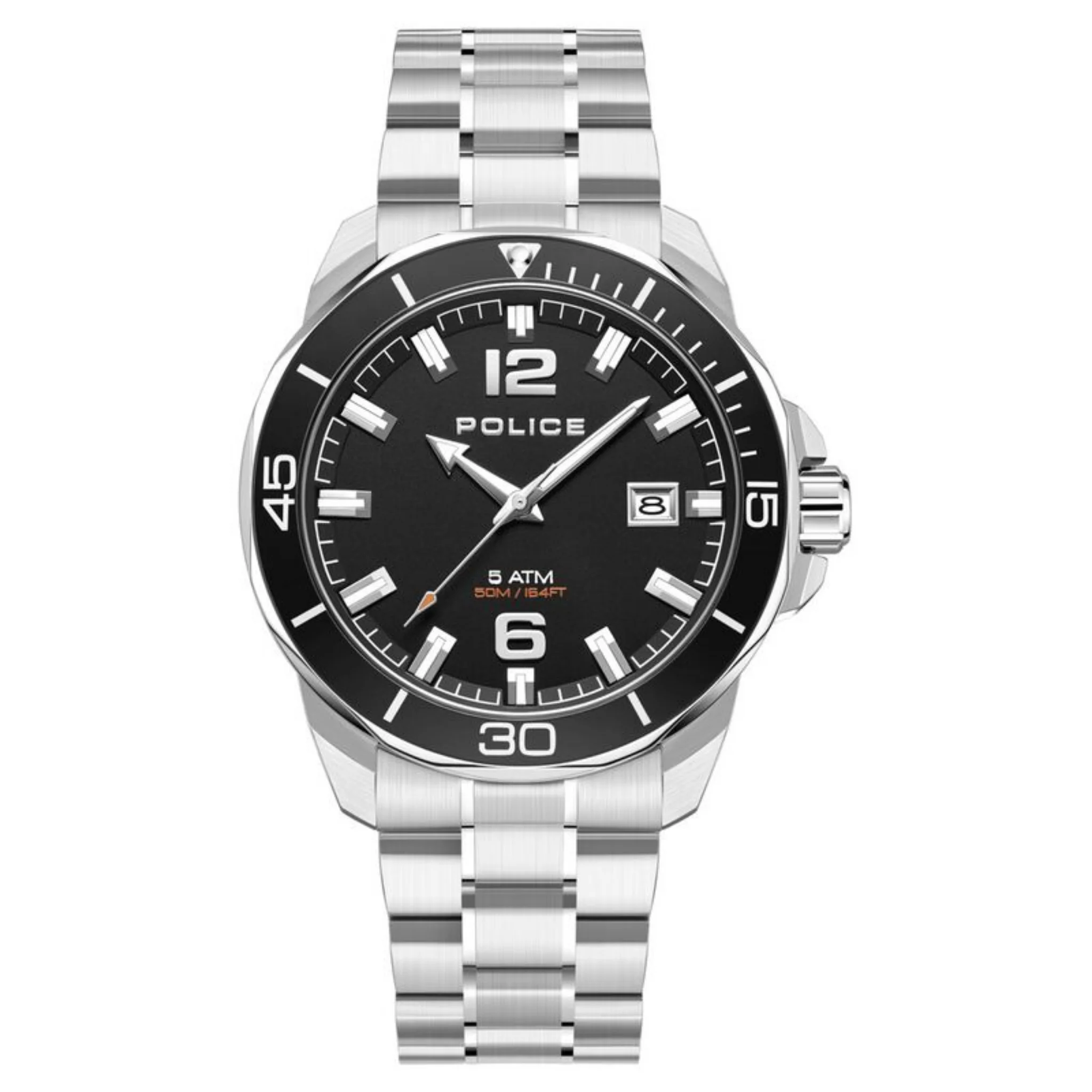 Police 43 mm Black Dial Watch - PLPEWJH2228104