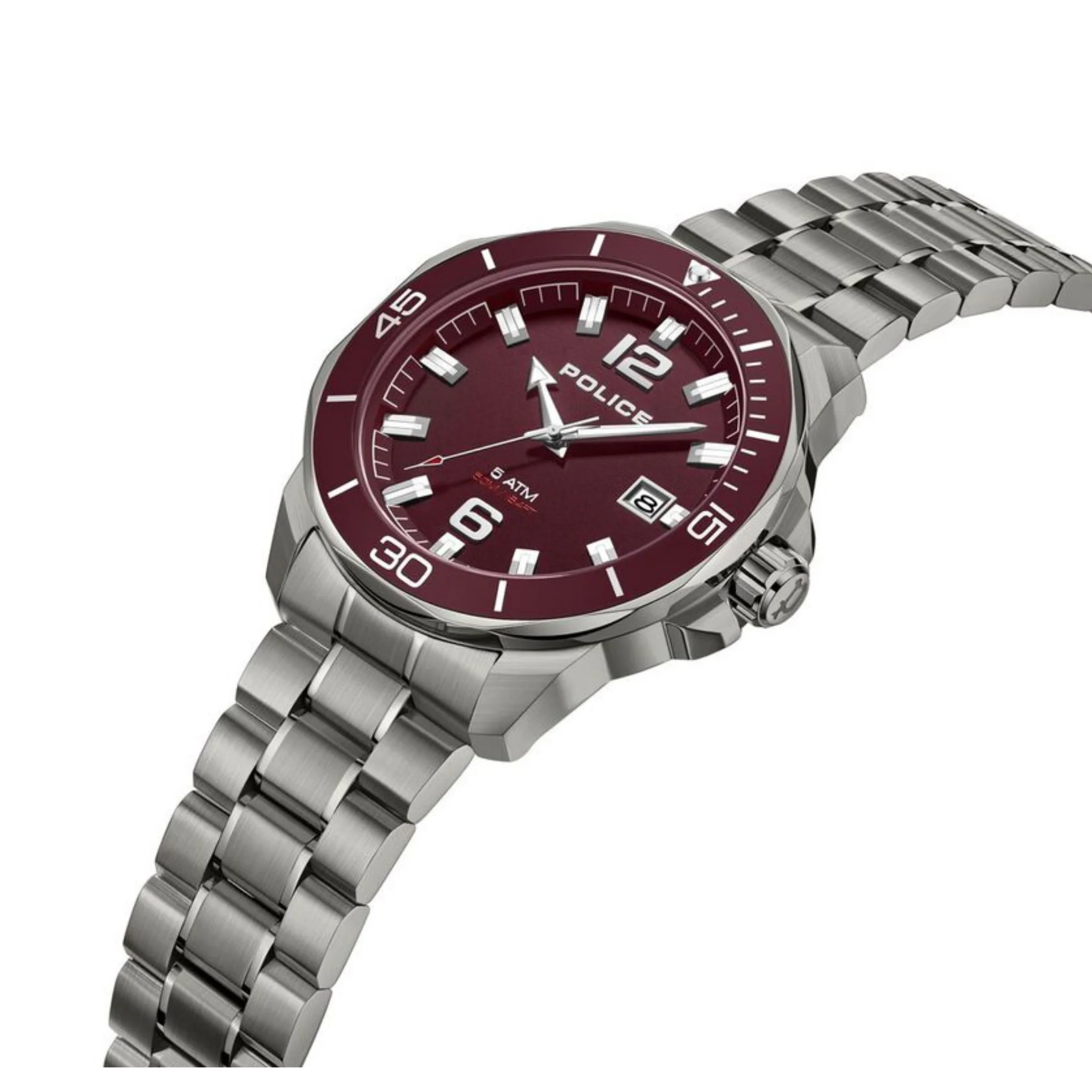 Police 43 mm Berry Dial Watch - PLPEWJH2228105