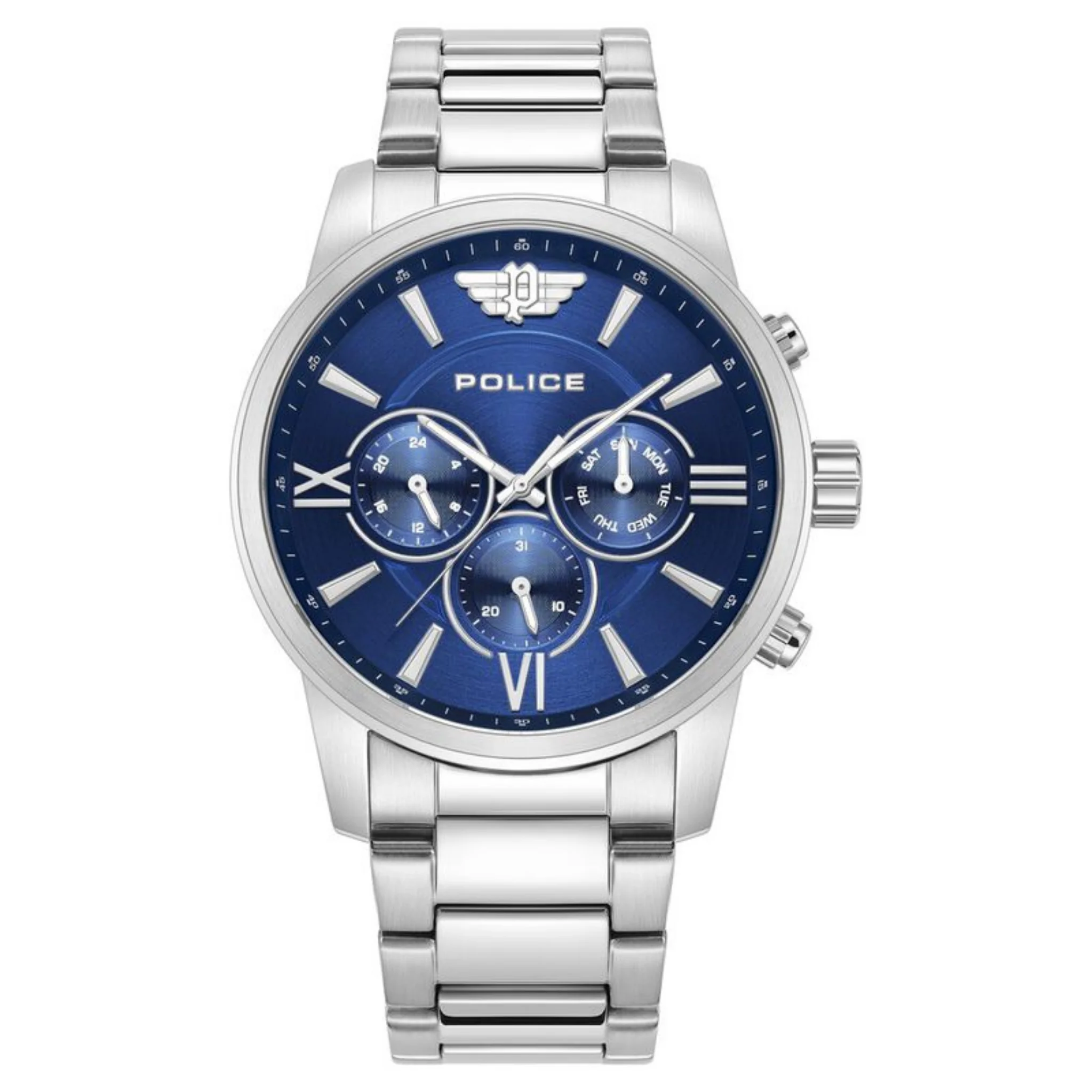 Police 46 mm Navy Dial Watch - PLPEWJK0004404