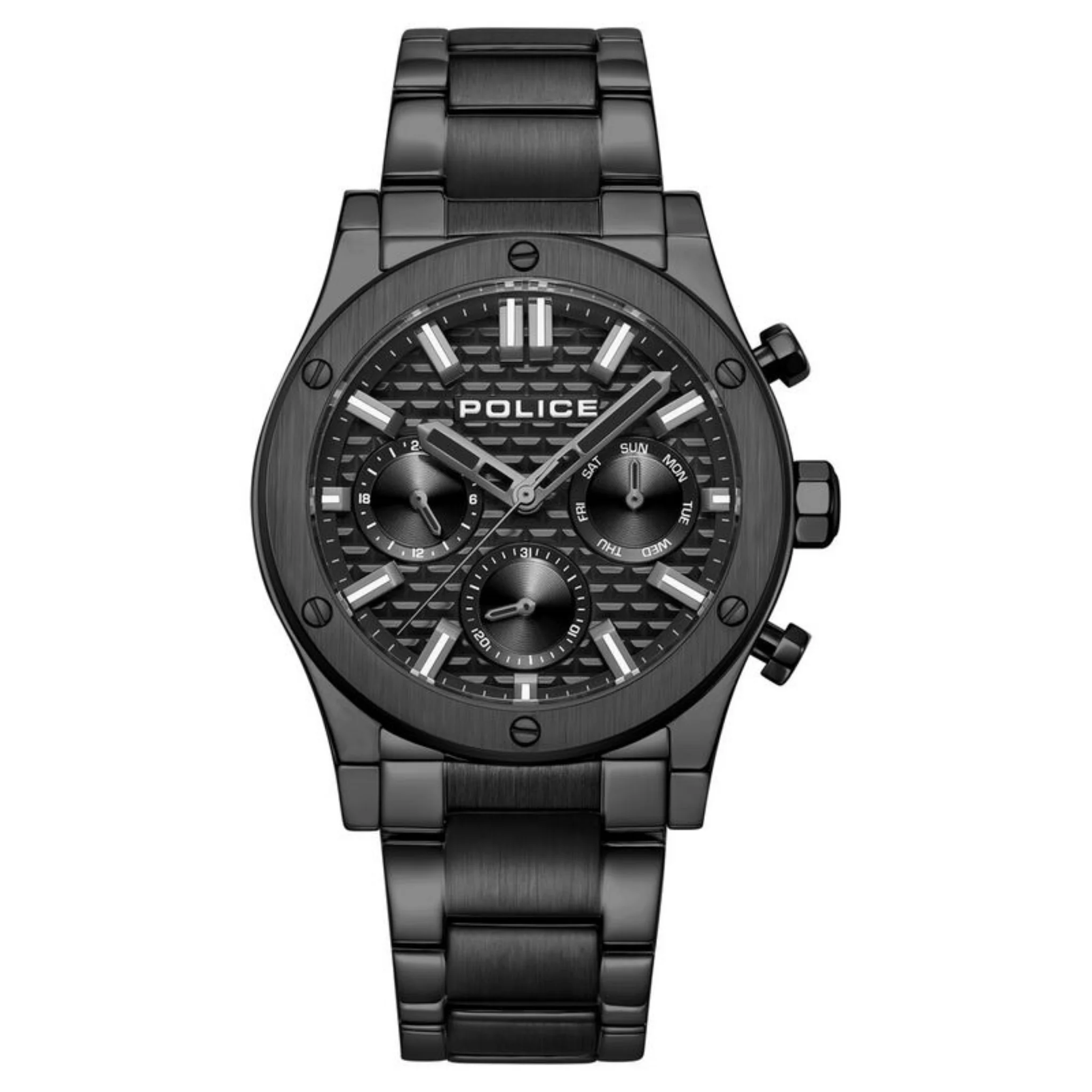 Police 42 mm Black Dial Watch - PLPEWJK0006206