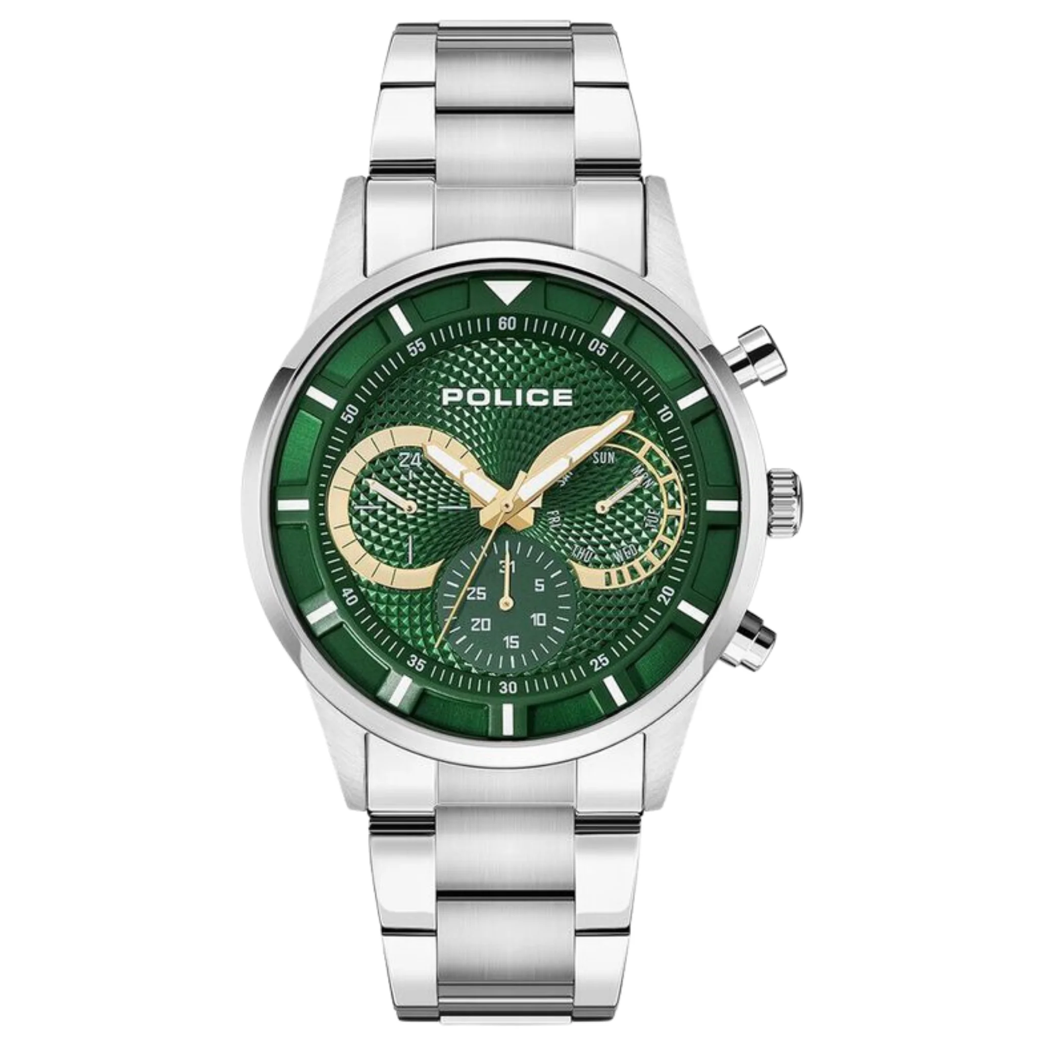 Police 45 mm Green Dial Watch - PLPEWJK2014301