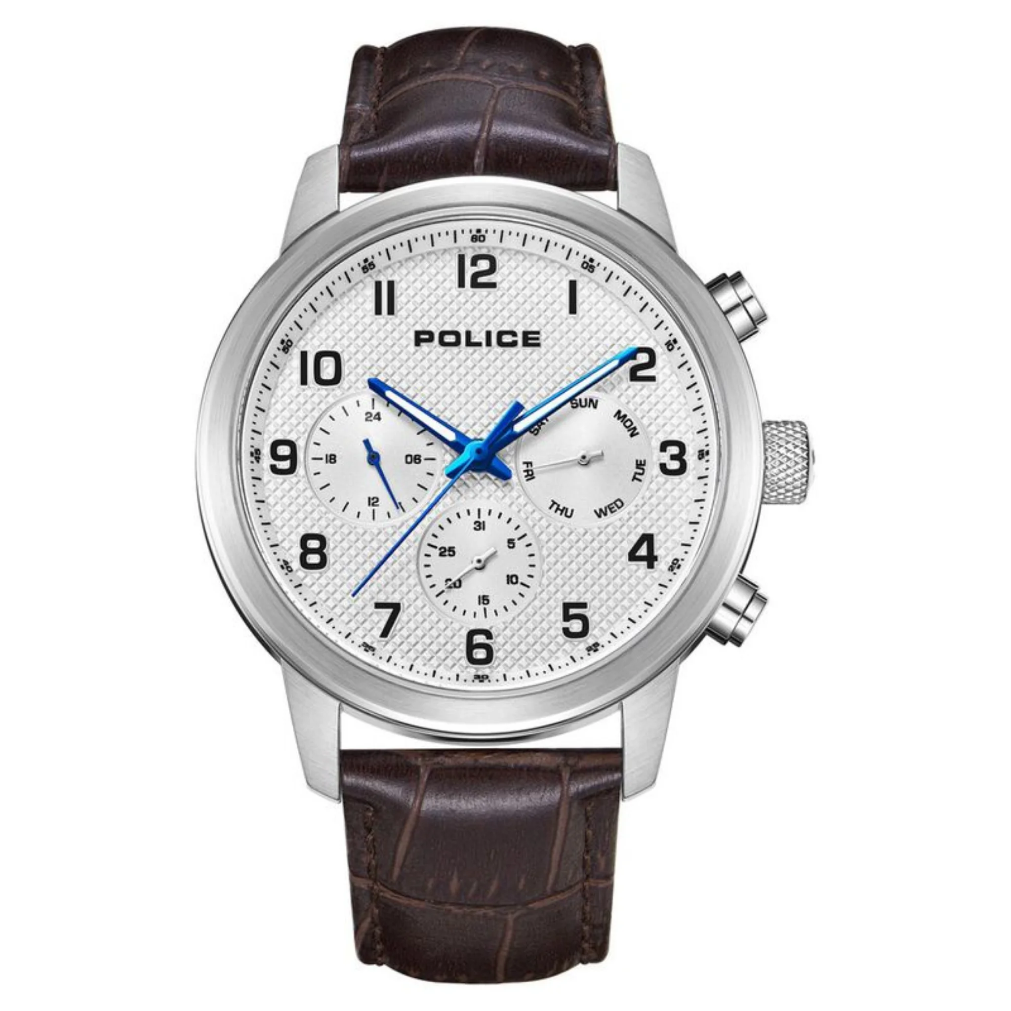 Police 44 mm White Dial Watch - PLPEWJK2228201