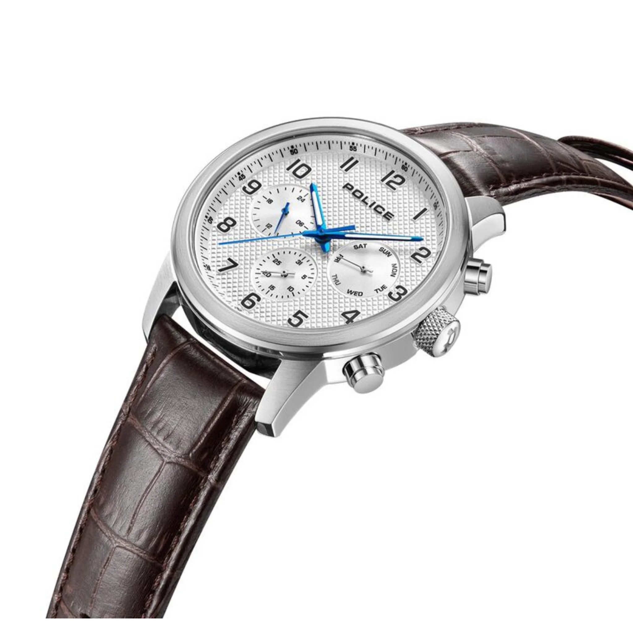 Police 44 mm White Dial Watch - PLPEWJK2228201