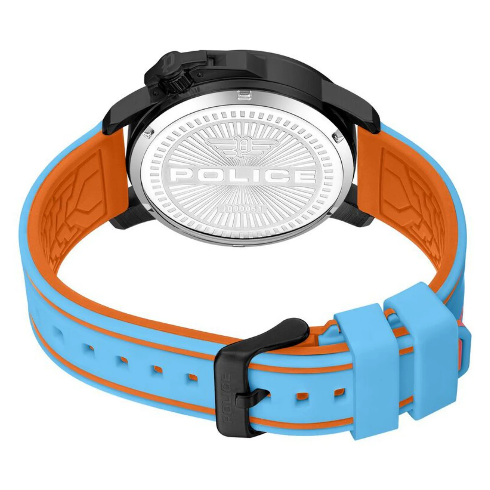 Police 44 mm Black Dial Watch - PLPEWJQ0005104