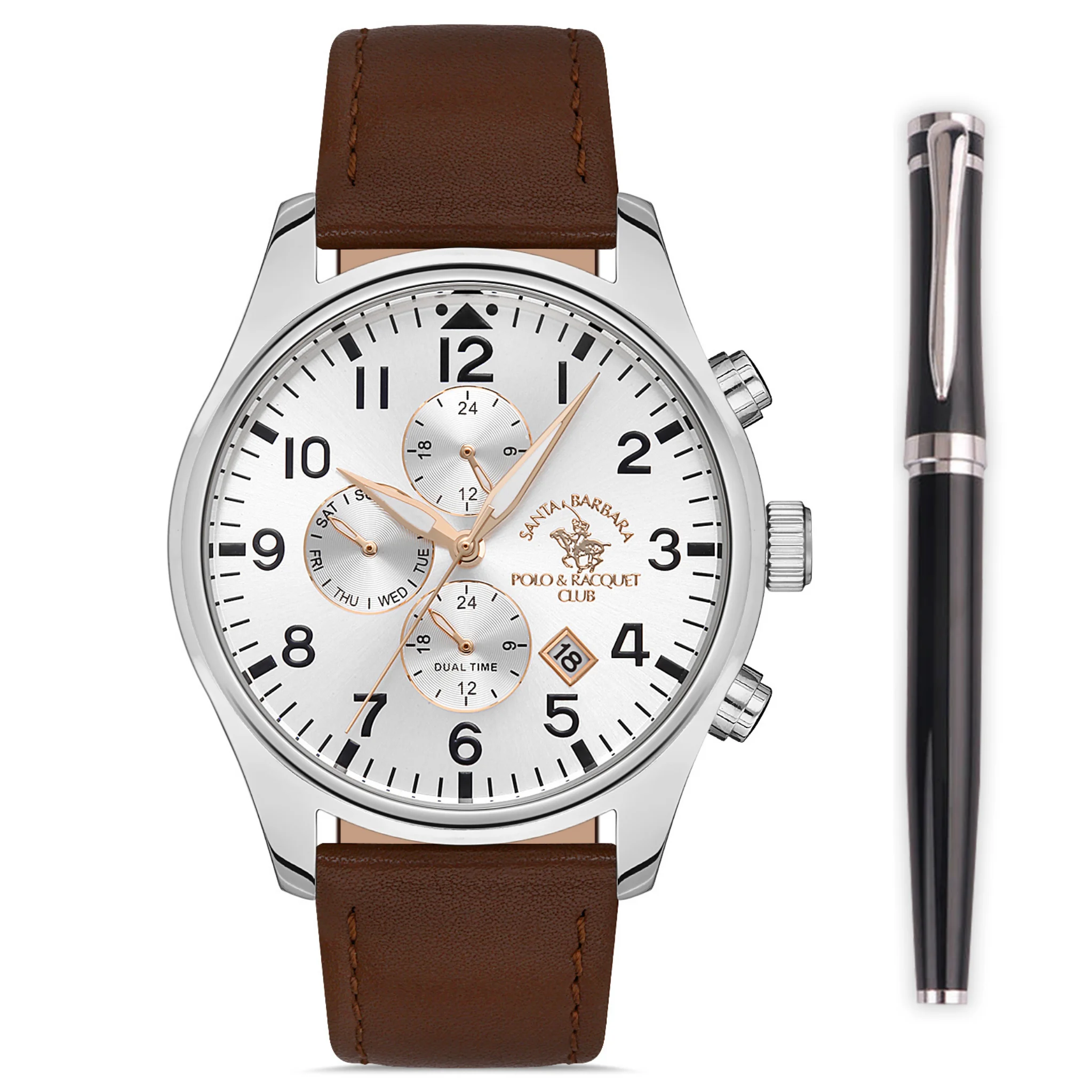 Santa Barbara Men's analog watch from Santa Barbara Polo & Racquet Club - SB.1.10395-2