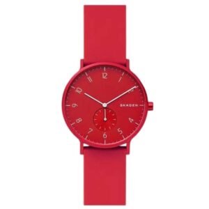 Skagen Round Poppy Red Unisex Watch Skw6512