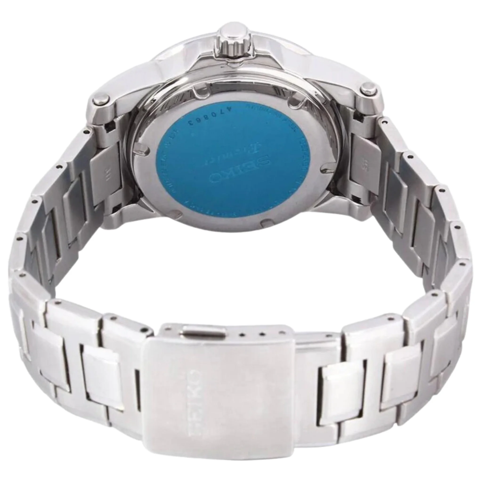 Seiko Men Silver Analog Stainless Steel Watch- SNP091P1
