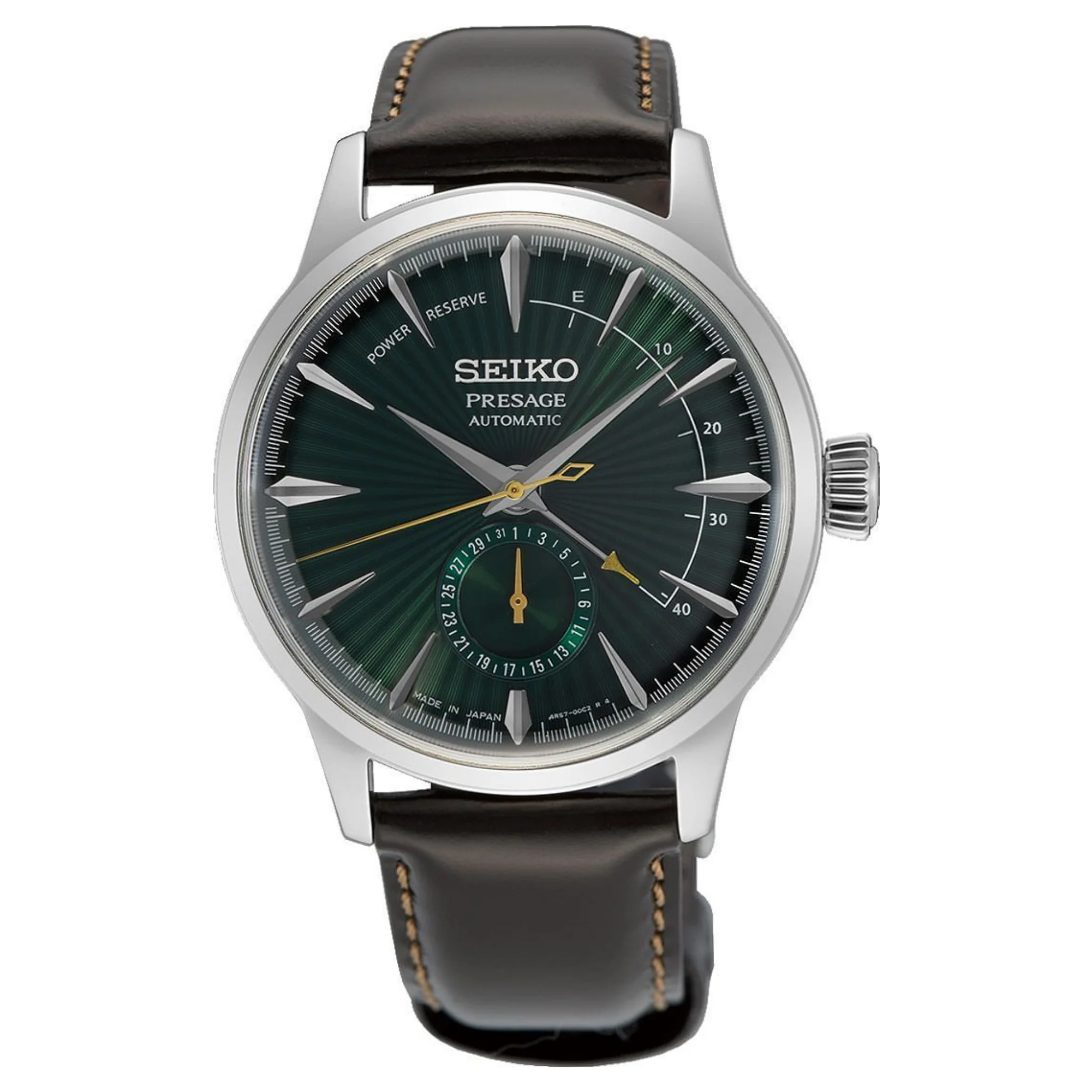 Seiko Midnight Mockingbird Presage Cocktail Time Power Indicator Watch SSA459J1