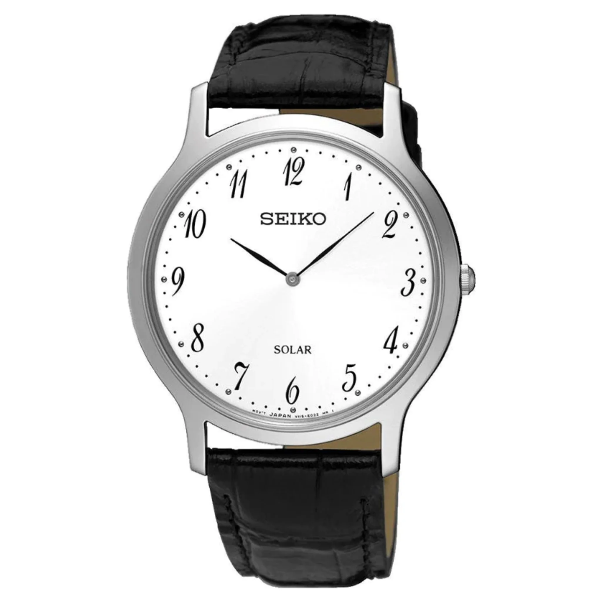 Seiko Men white Quartz Watch SUP863P1