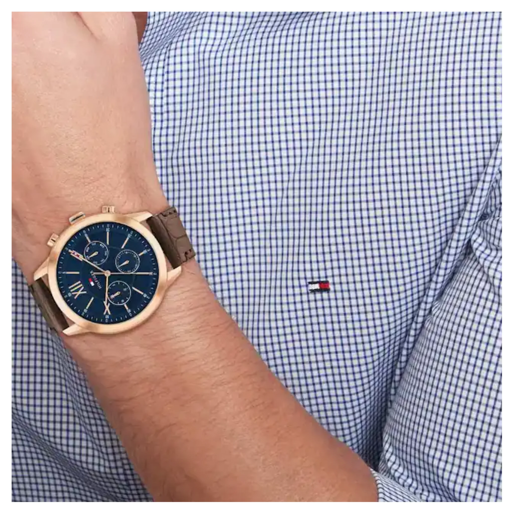 Tommy Hilfiger Morrison Blue Dial Watch -TH1710526