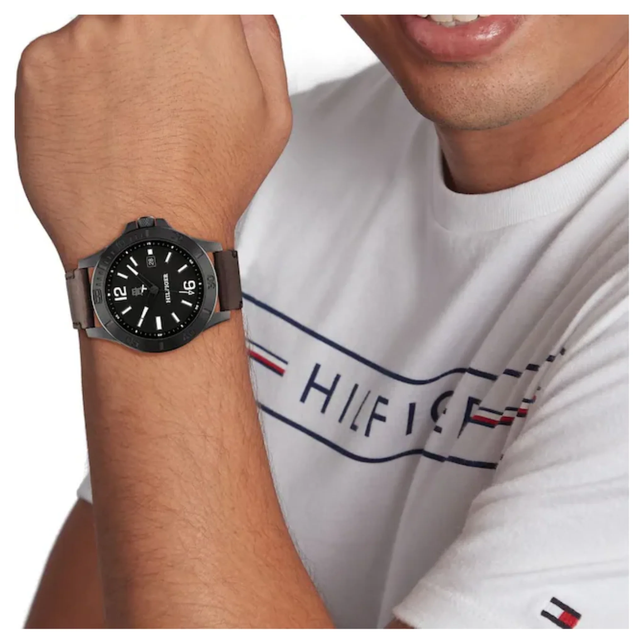 Tommy Hilfiger Ryan Black Dial Watch -TH1710530