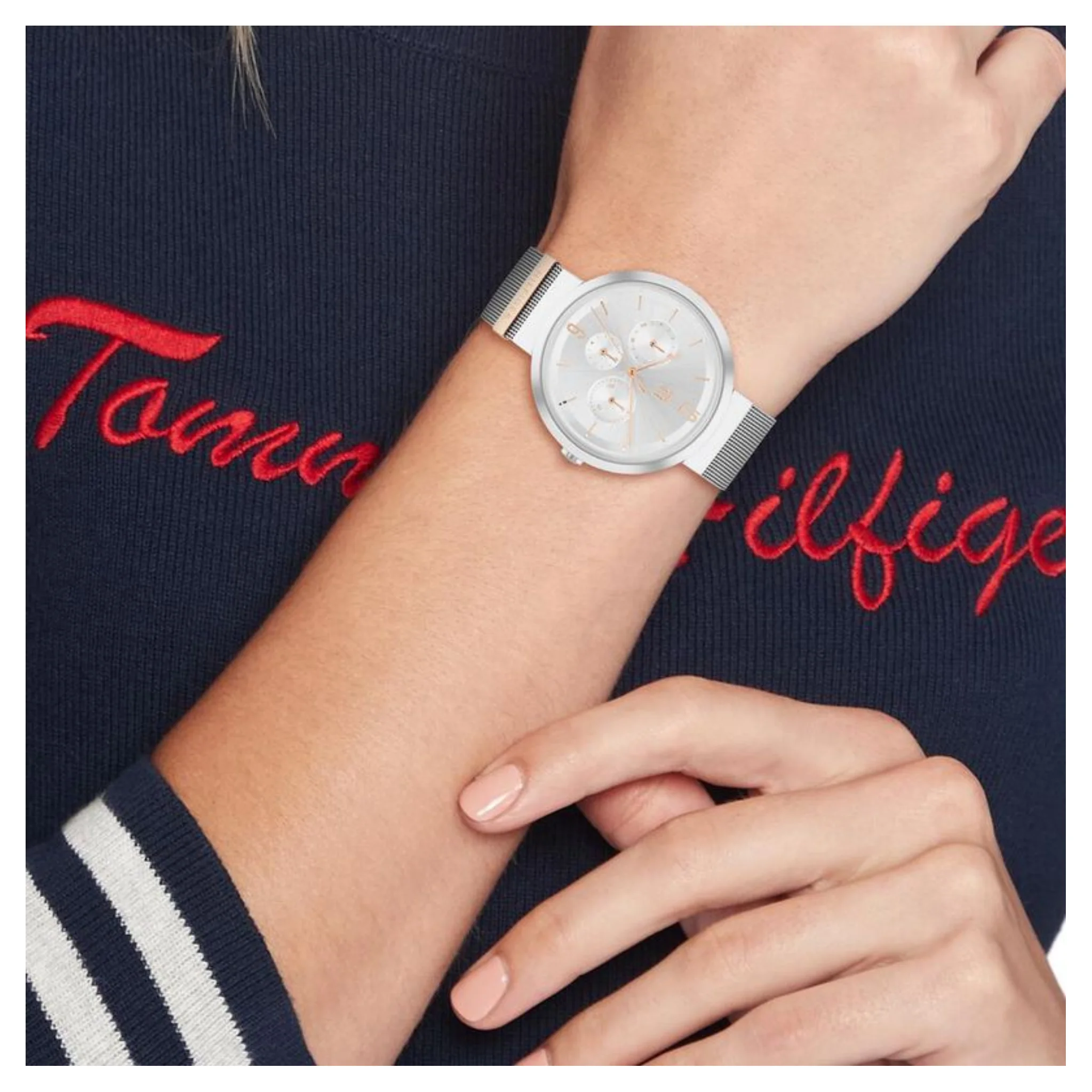 Tommy Hilfiger Lidia Silver Dial Watch -TH1782537