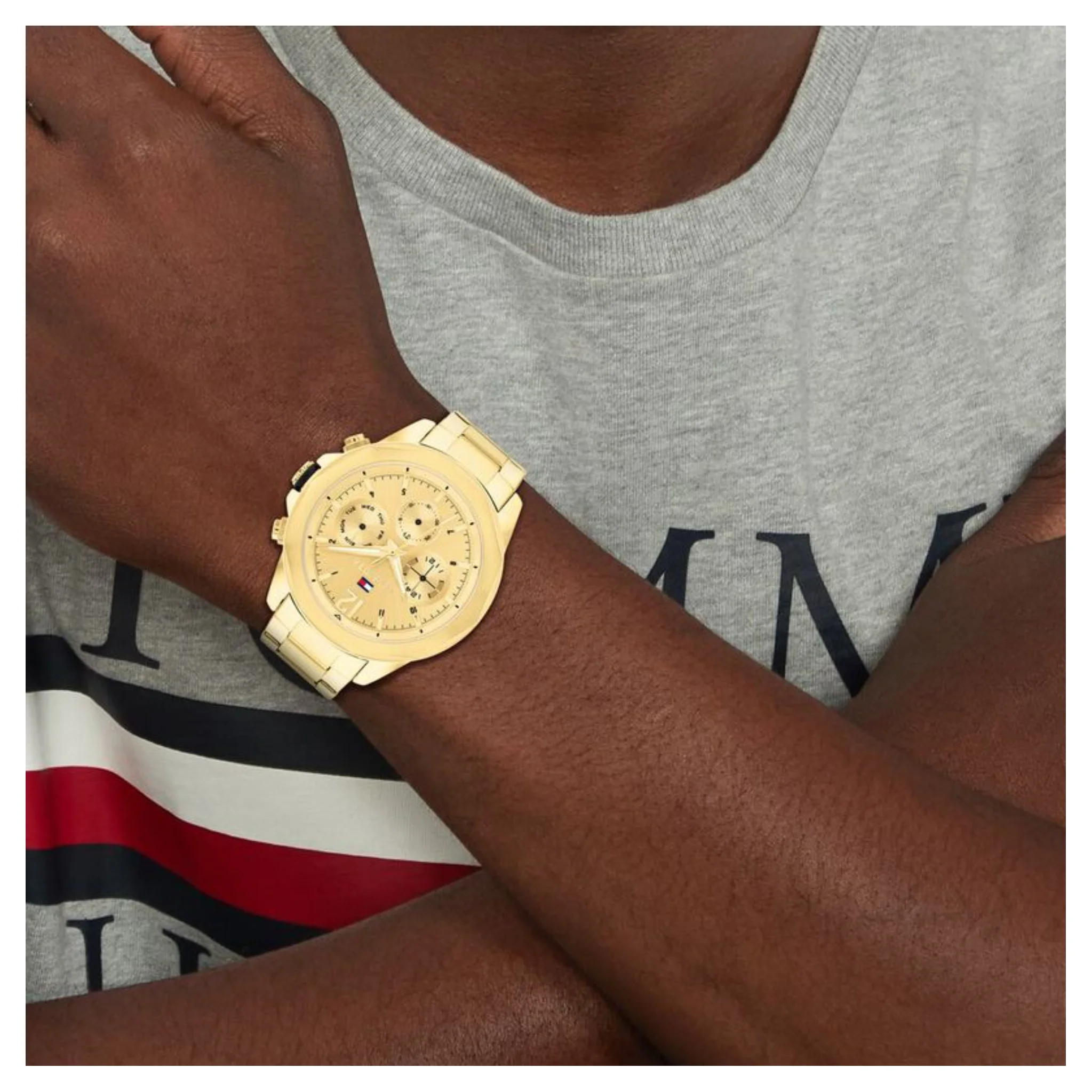 Tommy Hilfiger Lars Gold Dial Watch -TH1792060