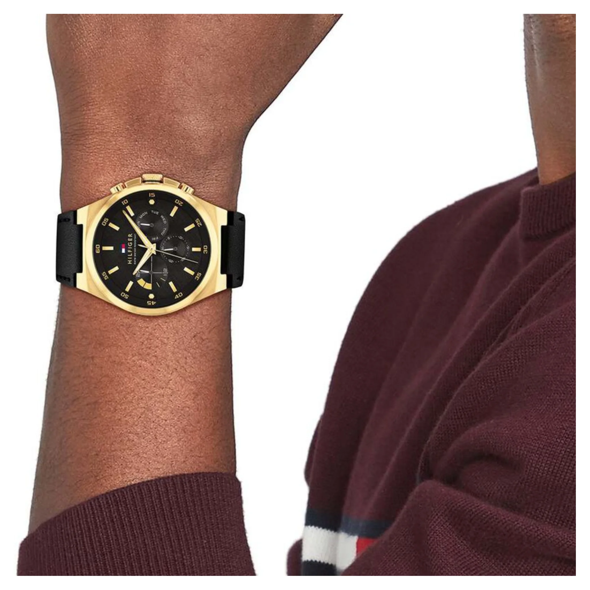 Tommy Hilfiger Dexter Black Dial Watch -TH1792086