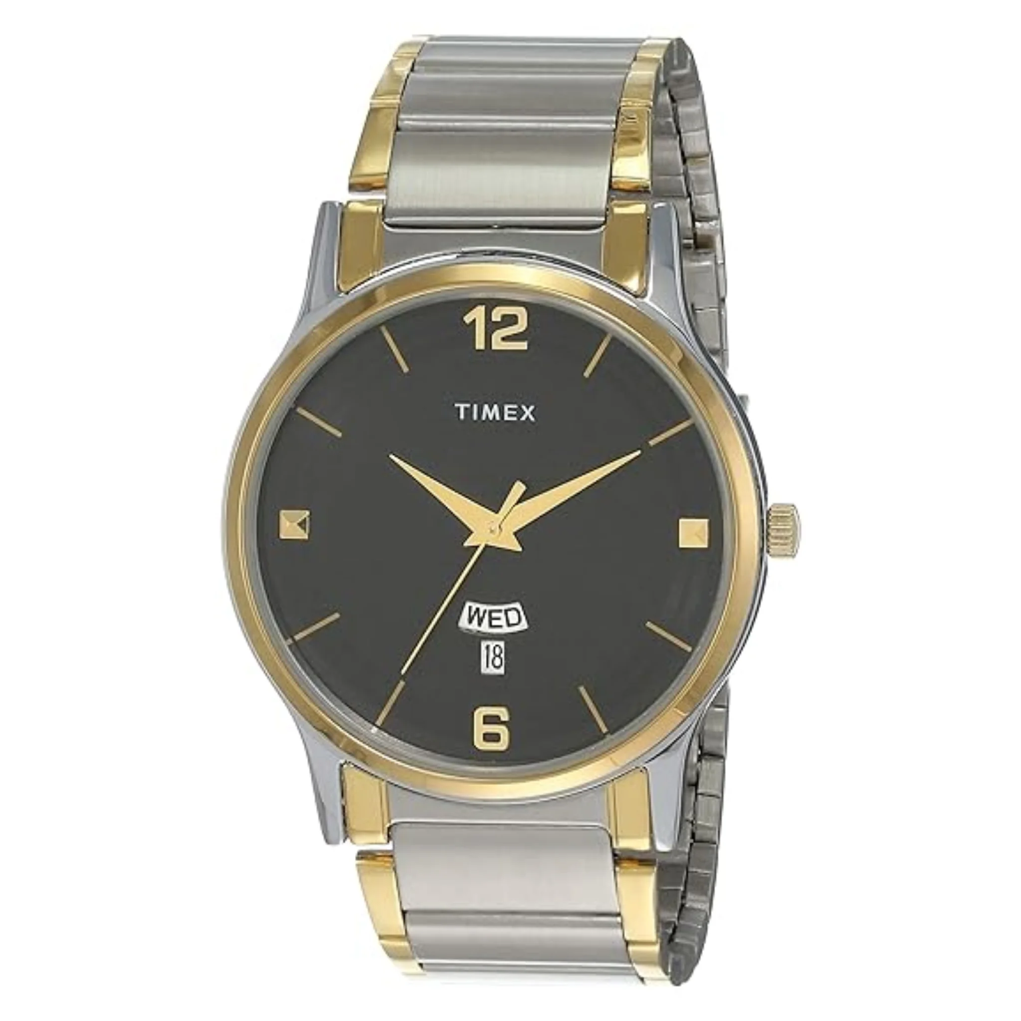 TIMEX Men Analogue Black Round Dial Watch - TW000R425