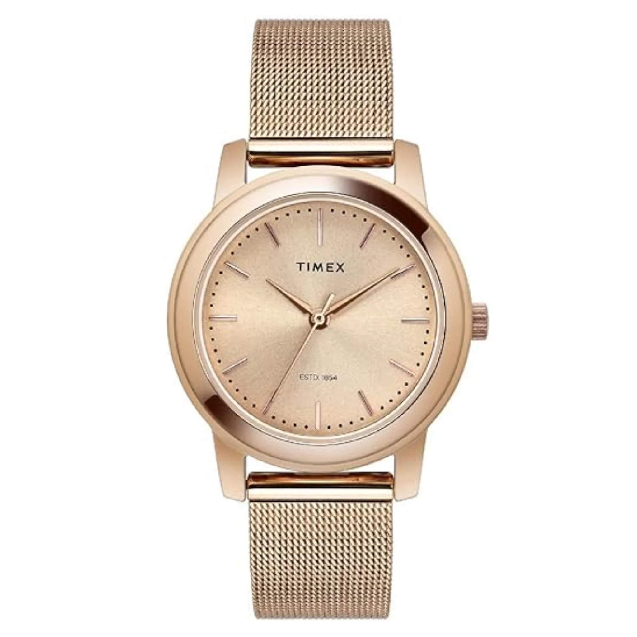 TIMEX Analog Rose Gold Dial Women's Watch-TW000W111
