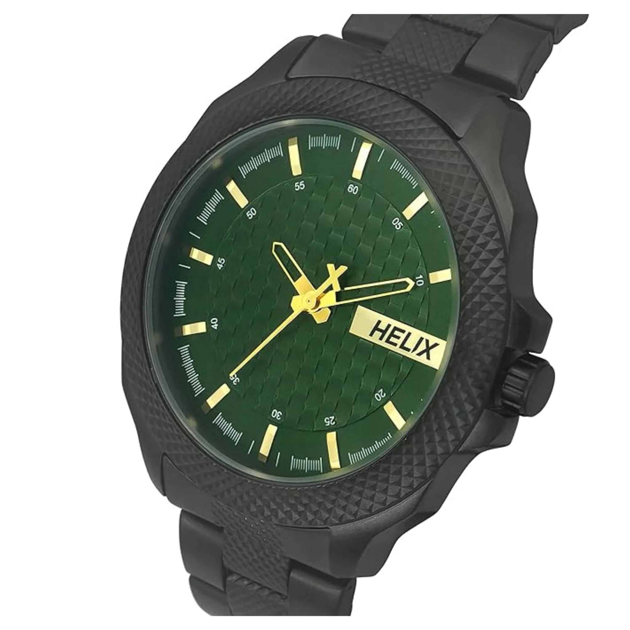 HELIX Men Green Quartz Watch TW034HG13