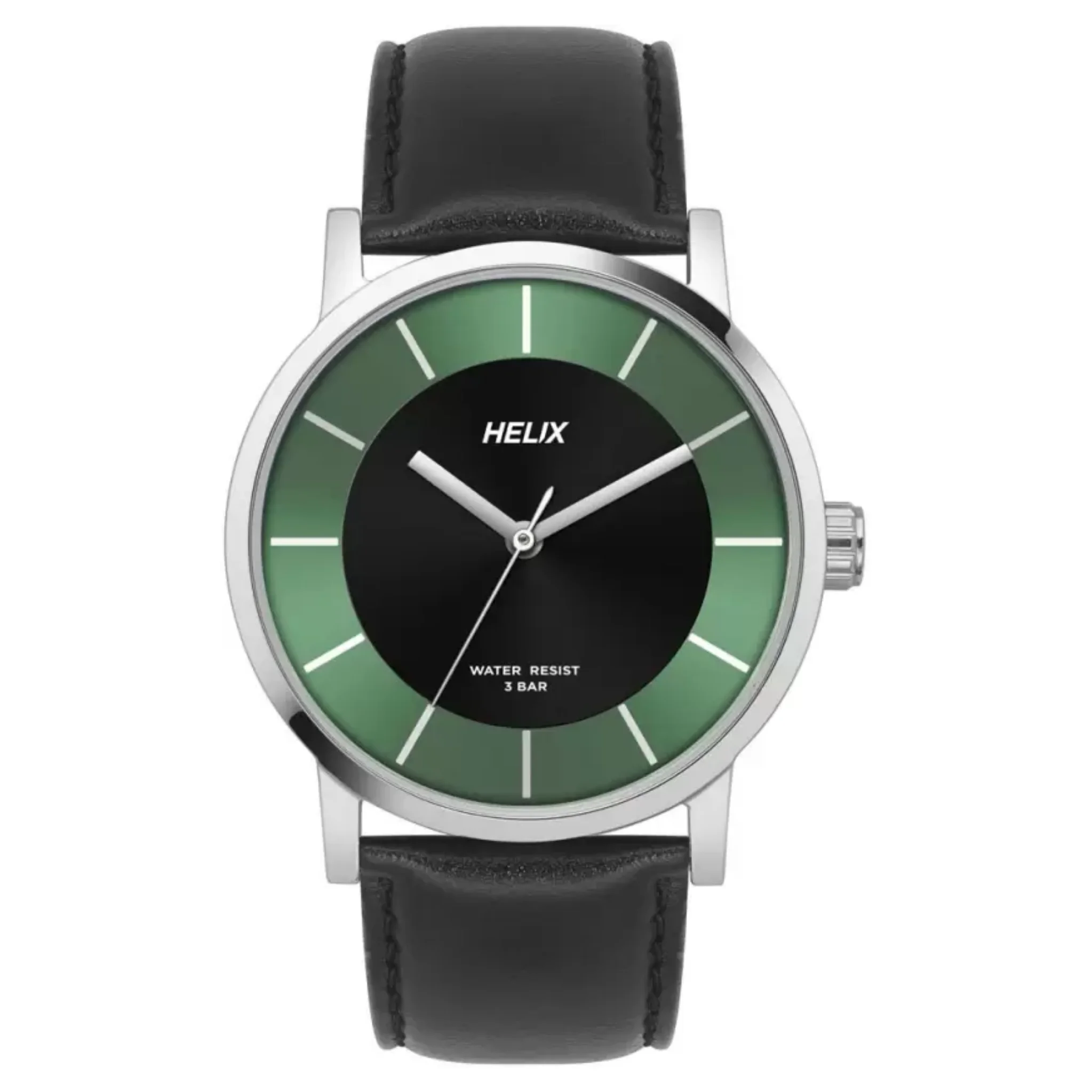 HELIX Men Black Quartz Watch TW035HG07