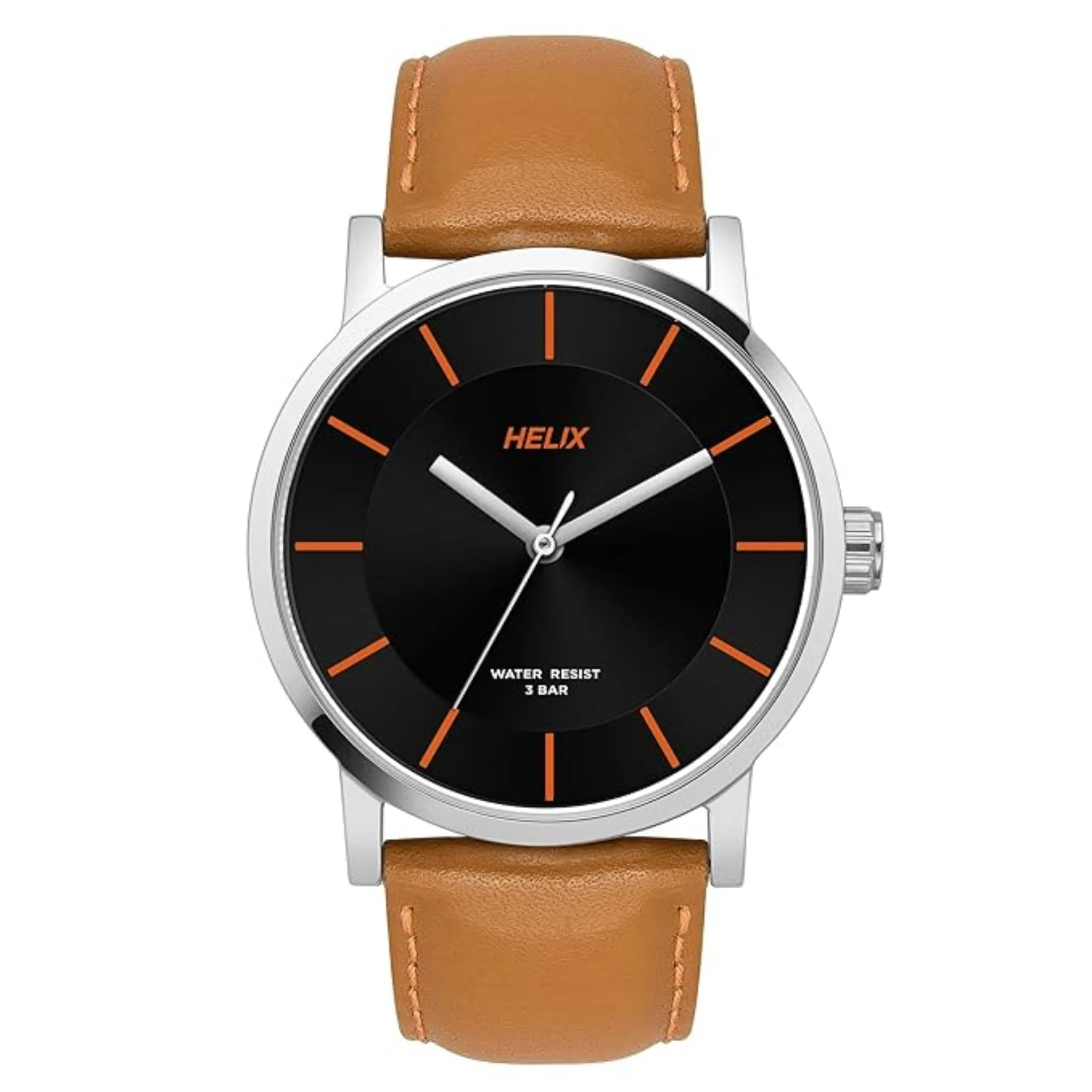 HELIX Men Black Quartz Watch TW035HG08