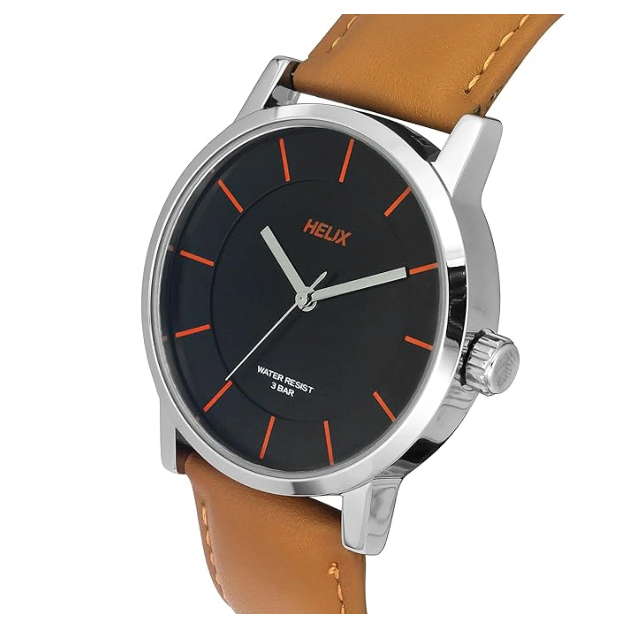 HELIX Men Black Quartz Watch TW035HG08