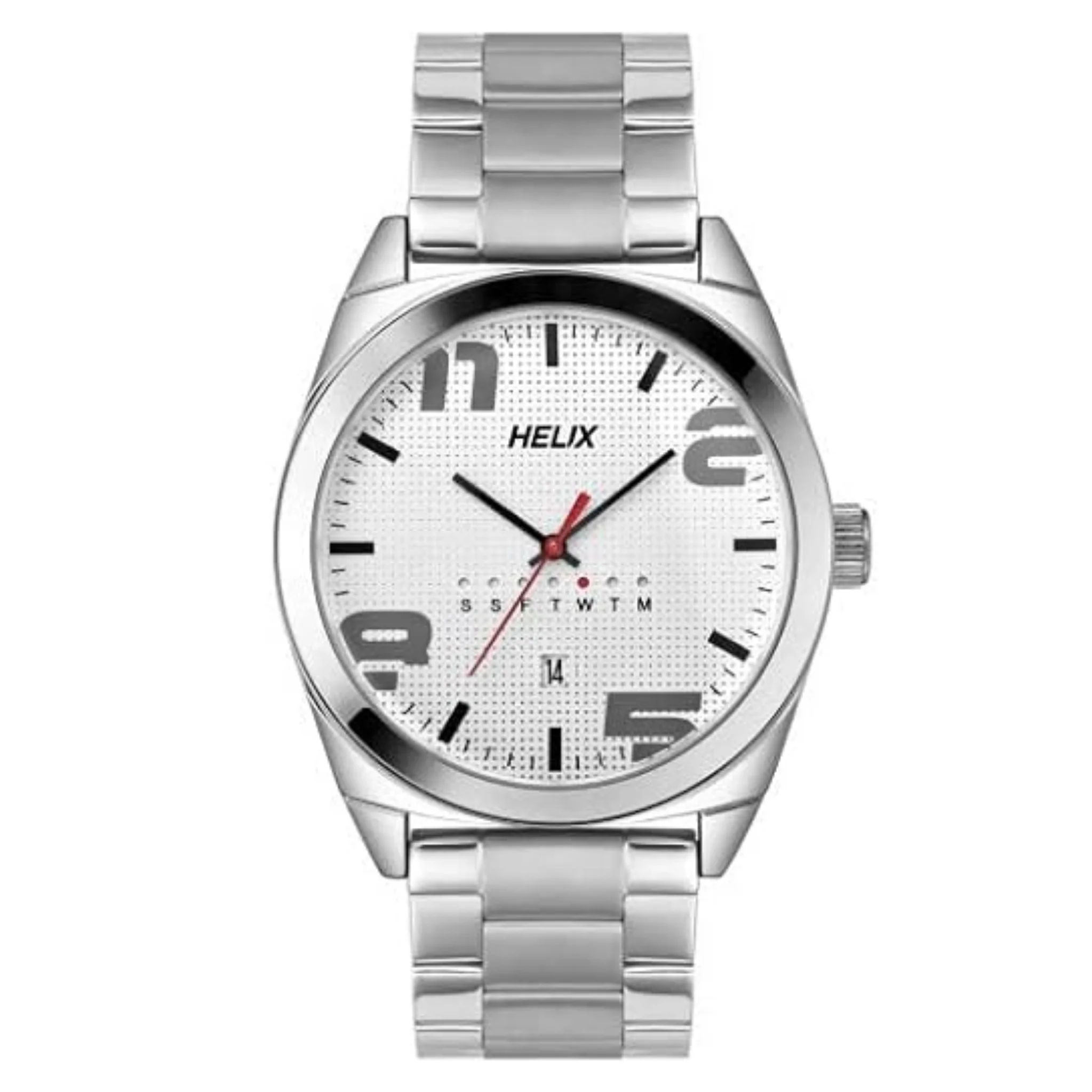 HELIX Men Silver Quartz Watch TW044HG03