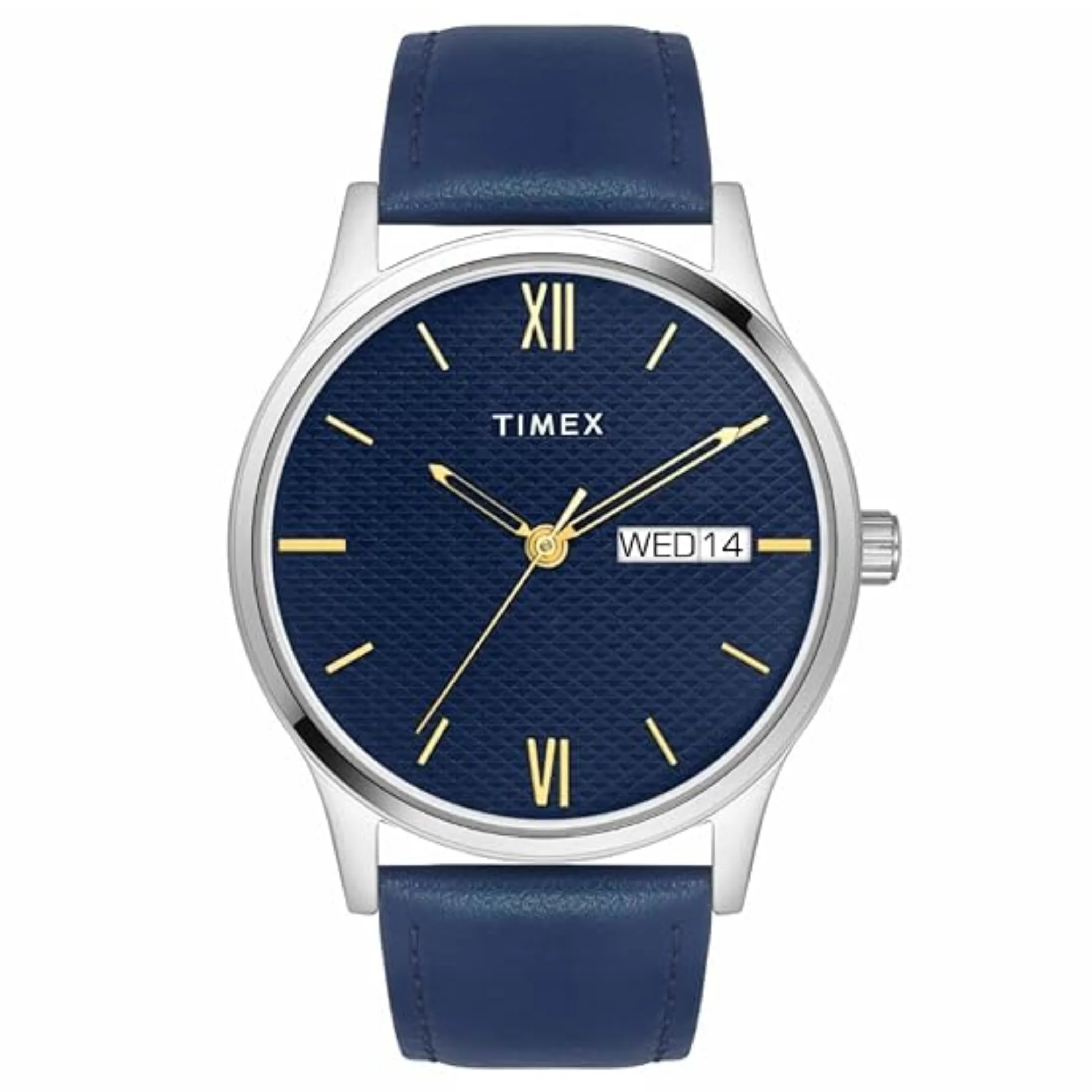 TIMEX Classics Collection Multifunction Men's Analog Blue Dial Coloured Quartz Watch, Round Dial - TW0TG8310