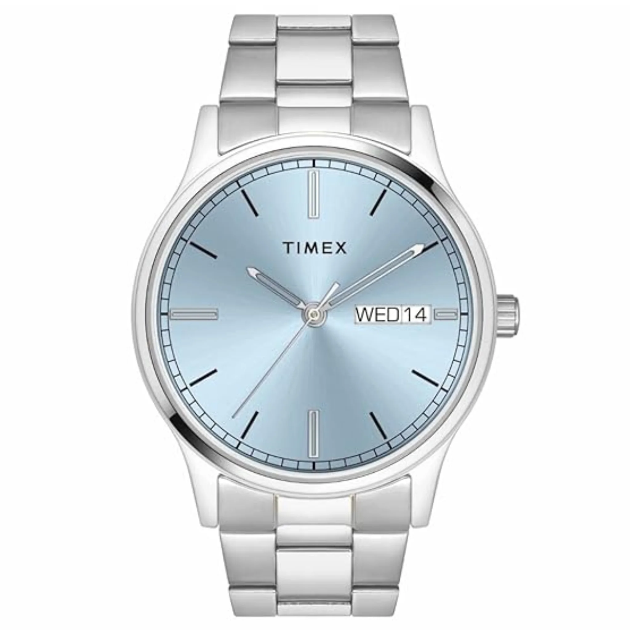 TIMEX Classics Collection Multifunction Men's Analog Blue Dial Coloured Quartz Watch, Round Dial - TW0TG8312