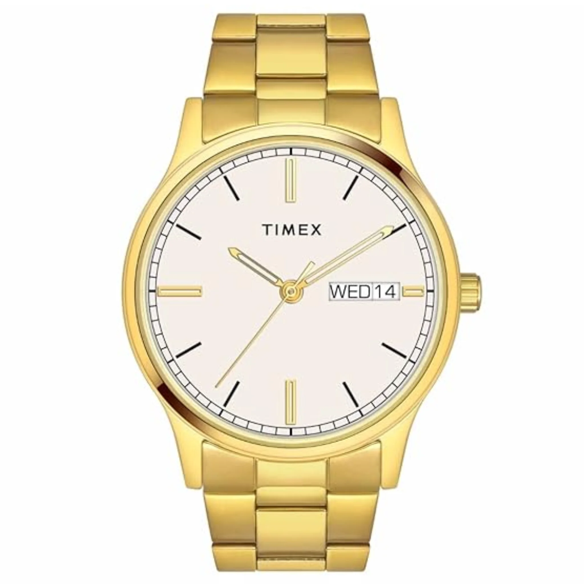TIMEX Classics Collection Multifunction Men's Analog White Dial Coloured Quartz Watch, Round Dial - TW0TG8313