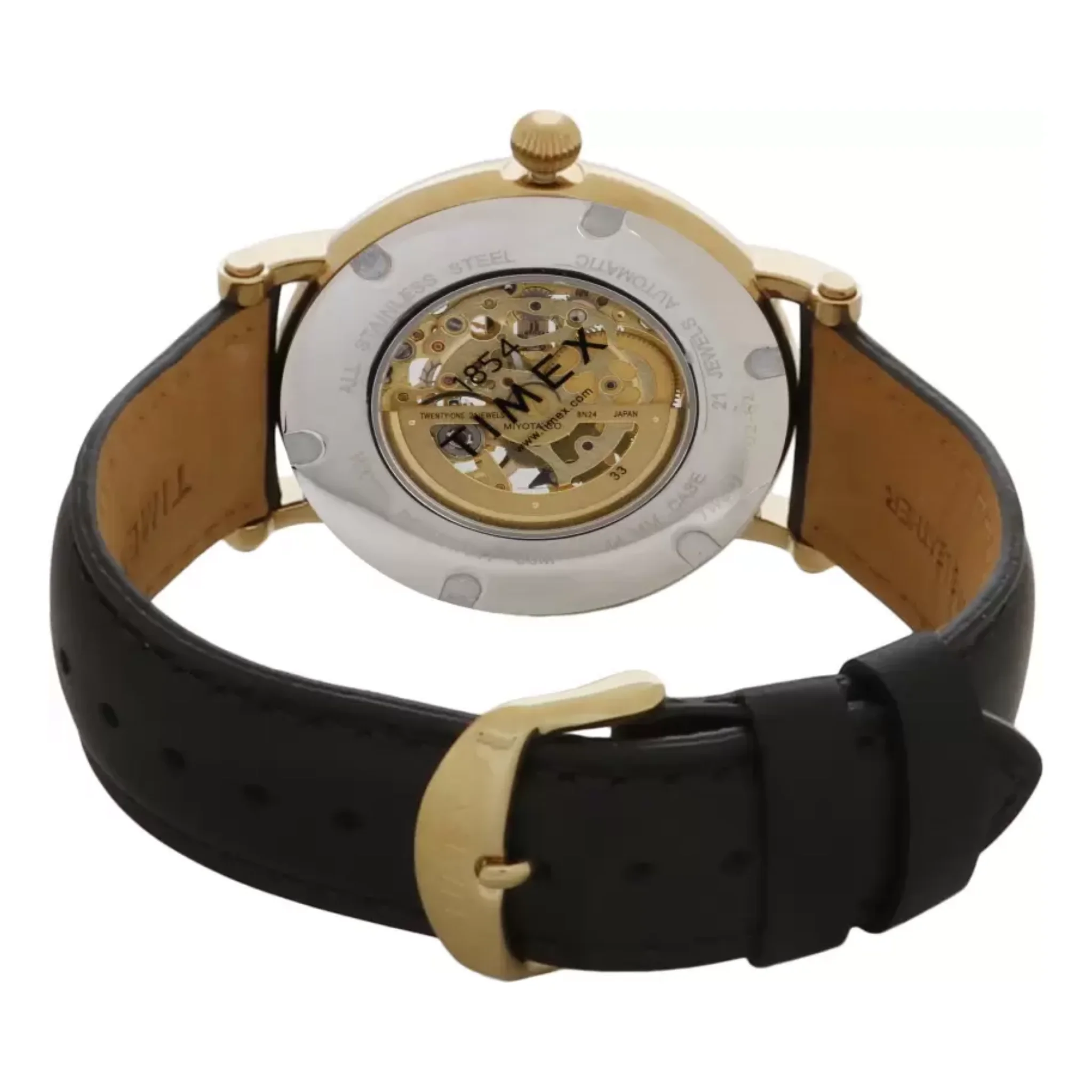 TIMEX 21 Jewel Automatic Analog Silver Dial Men's Watch-TWEG16702