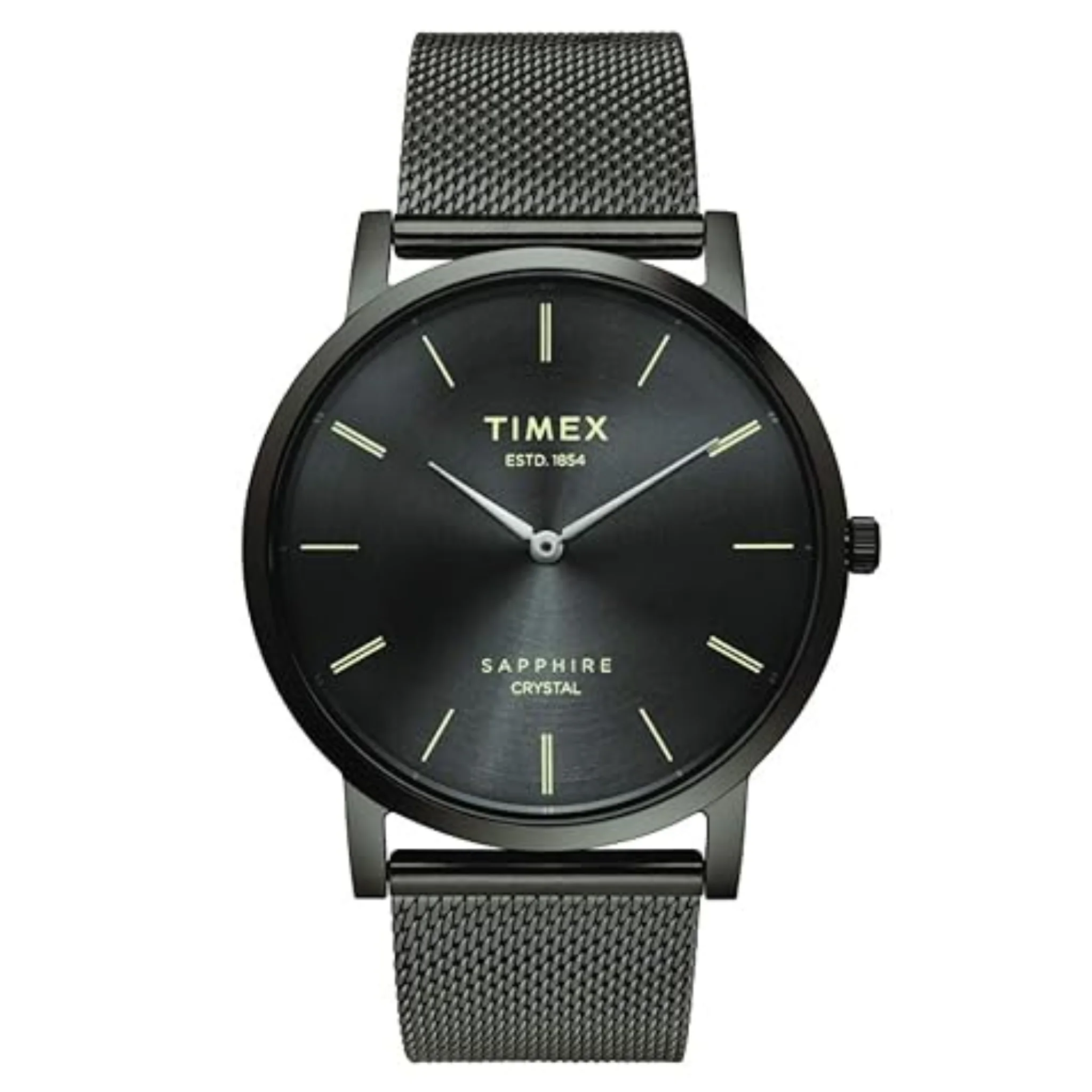 TIMEX Slim Sapphire Crystal Analog Grey Dial Men's Watch-TWEG17413