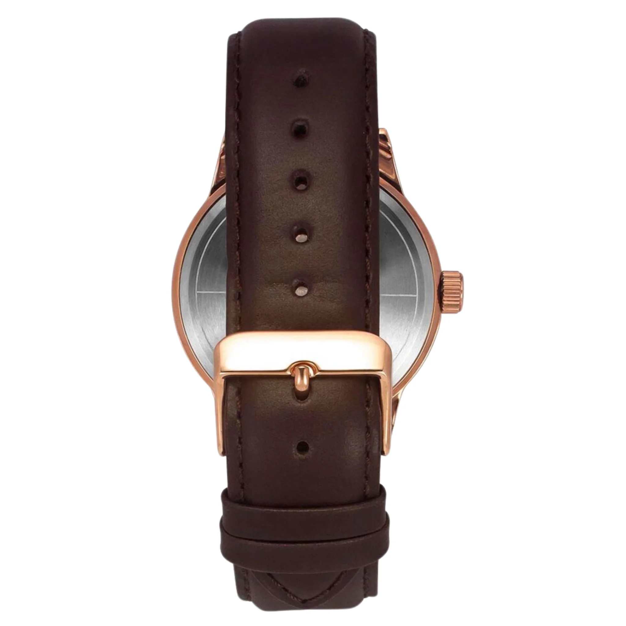 TIMEX E Class Male Silver Analog Leather Watch TWEG19917