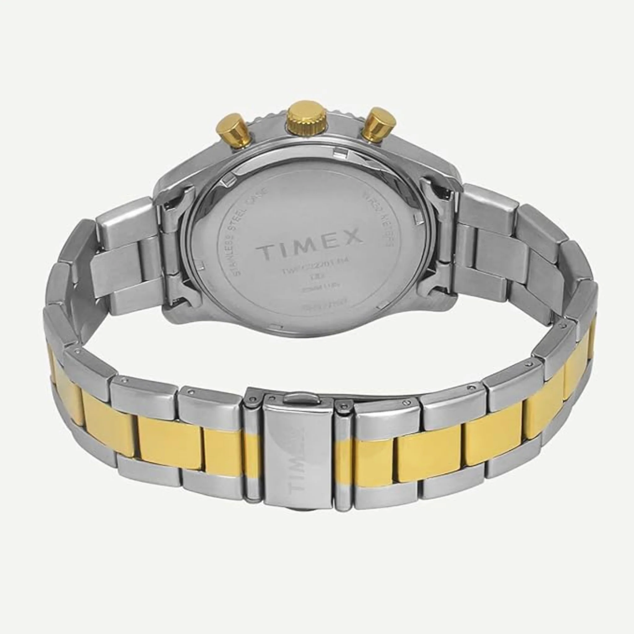 TIMEX E-Class Premium-Sport Collection Men Analog Green Dial Coloured Quartz Watch, Round Dial with 43 mm Case Width - TWEG22201