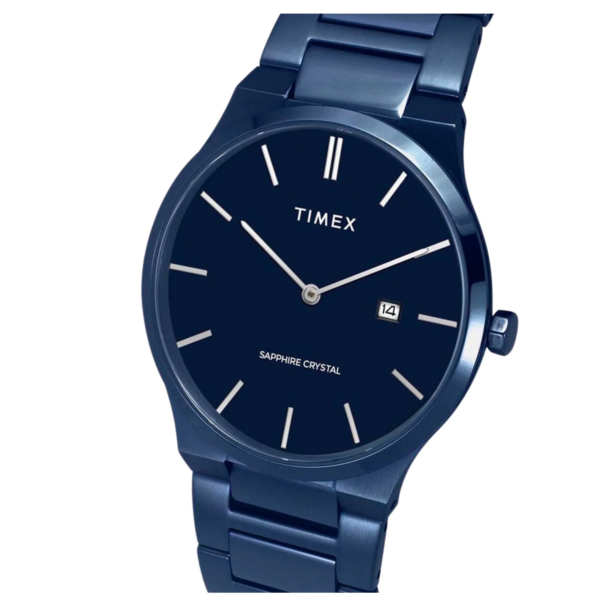 TIMEX E Class Male Blue Analog Stainless Steel Watch TWEG23602