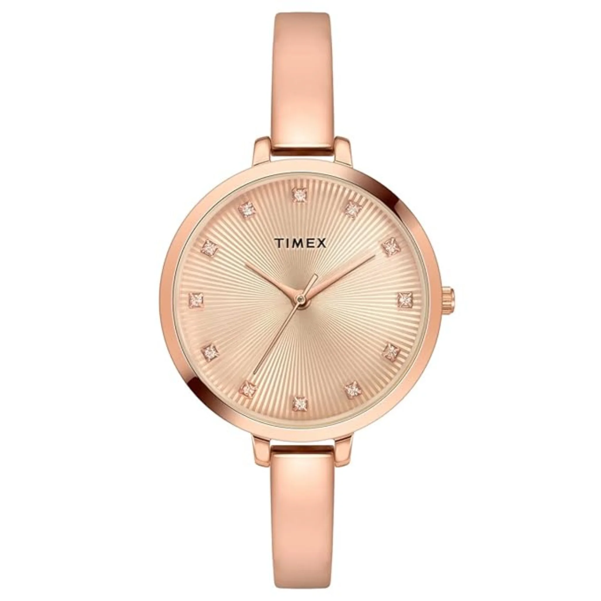 TIMEX Analog Rose Gold Dial Women Watch - TWEL12821