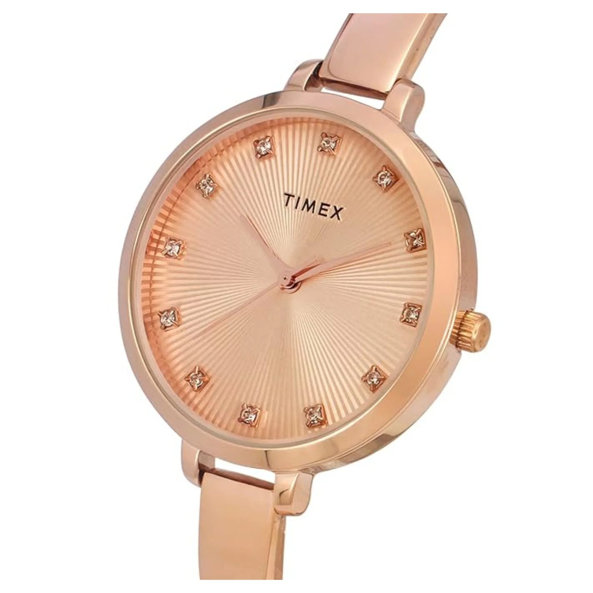 TIMEX Analog Rose Gold Dial Women Watch - TWEL12821