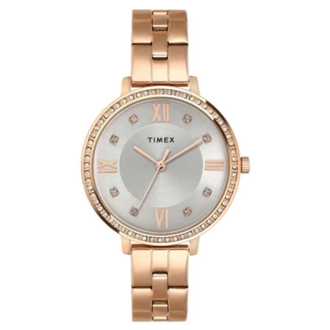 Timex Silver Watch TWEL14711