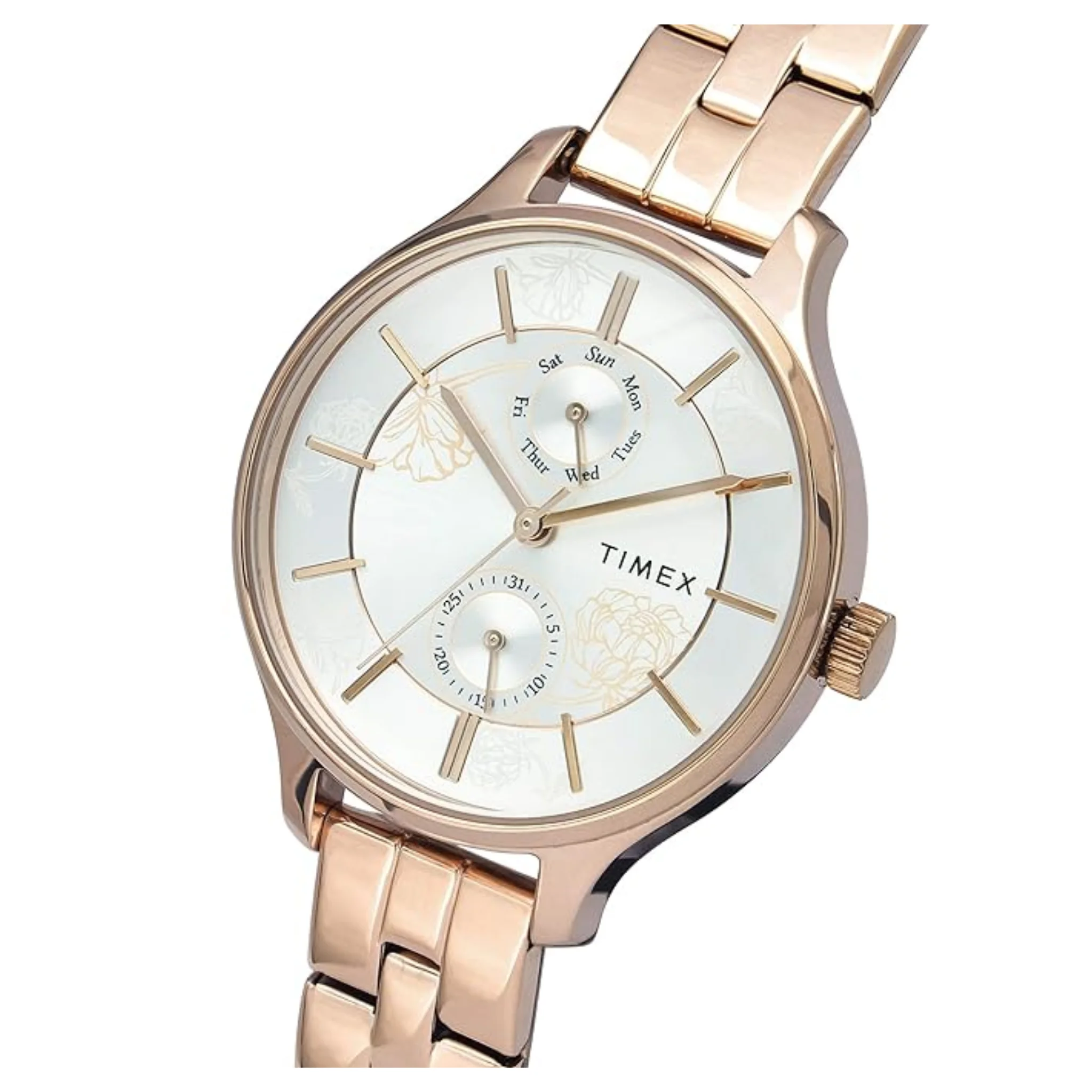 TIMEX Analog Silver Dial Women's Watch-TWEL14802