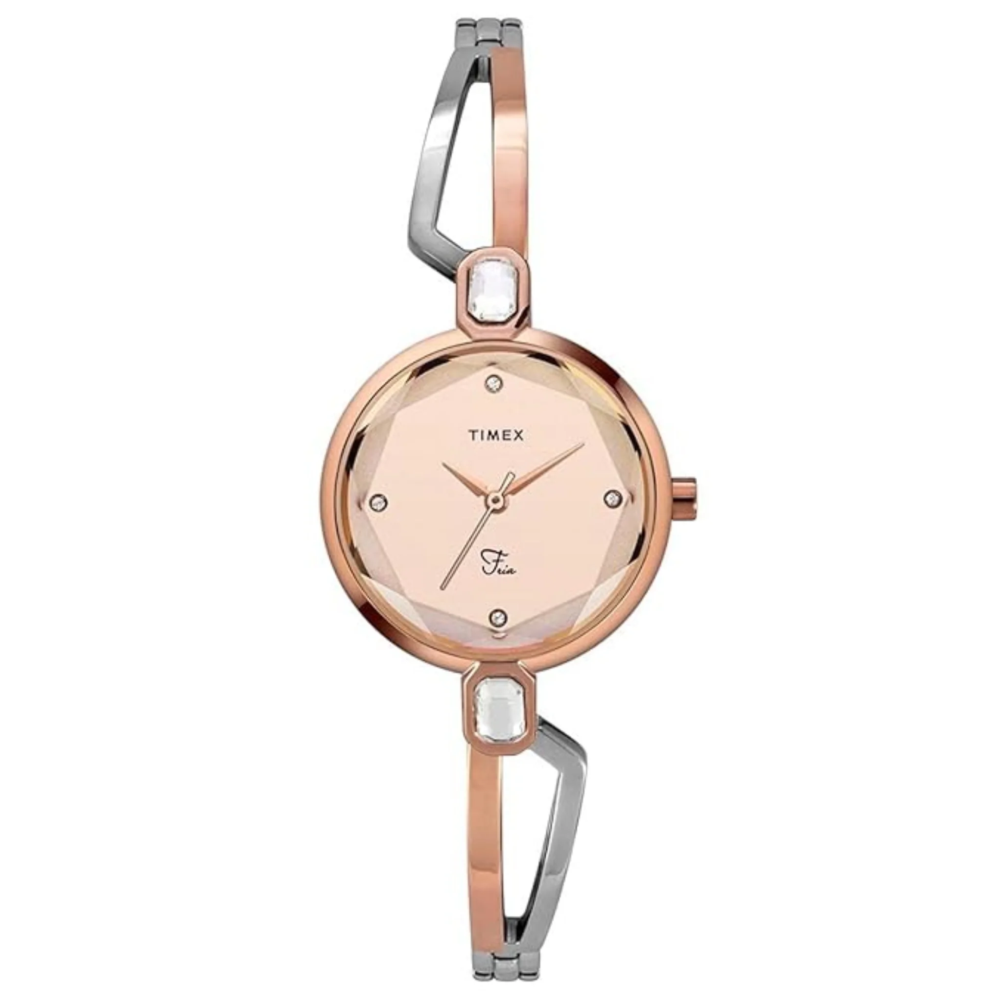TIMEX Fria Analog Gold Dial Women's Watch-TWEL15101
