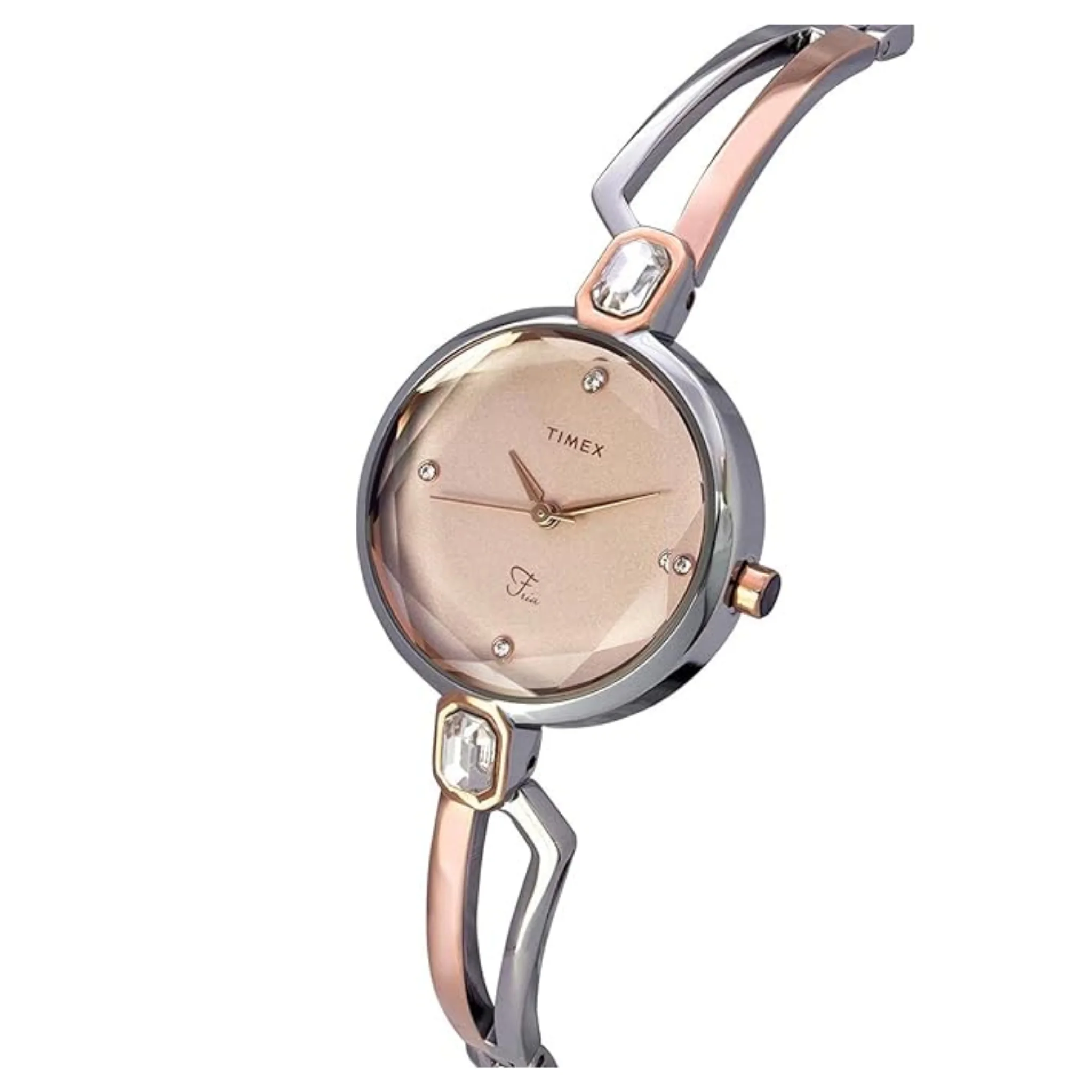 TIMEX Fria Analog Gold Dial Women's Watch-TWEL15101