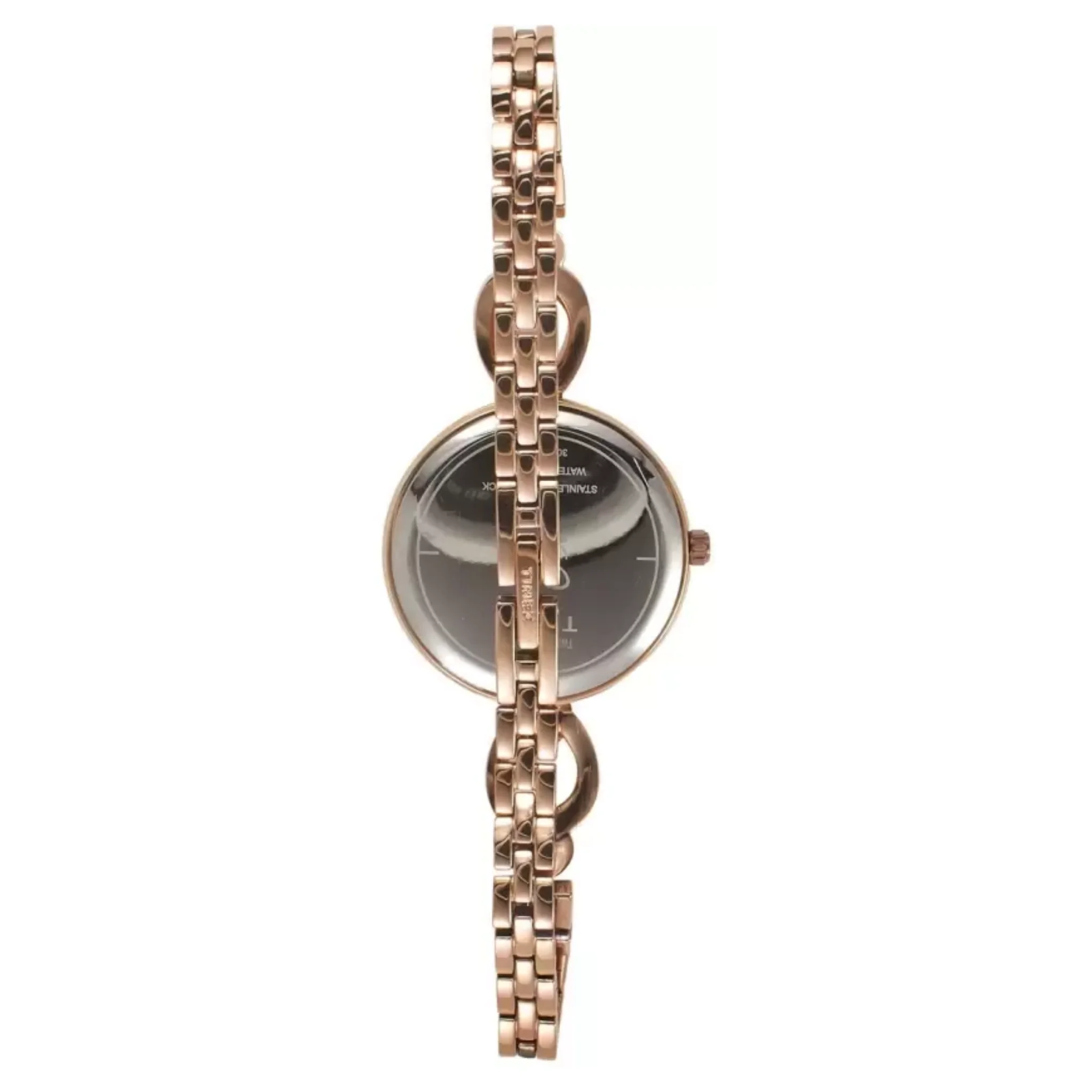 TIMEX Fria Women Mother Of Pearl Round Analog Brass Dial Watch- TWEL18102