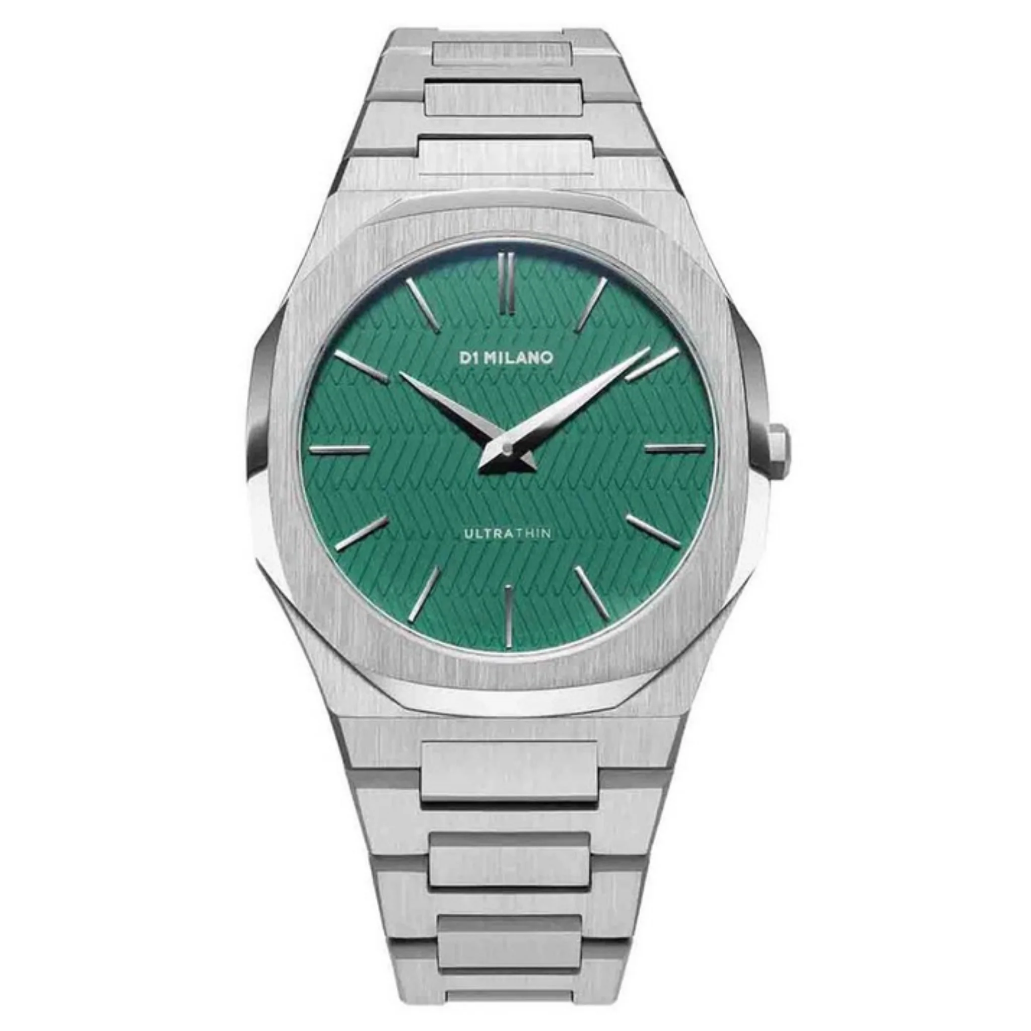 D1 Milano Ultra Thin Analog Green Dial Unisex Watch-UTBU05