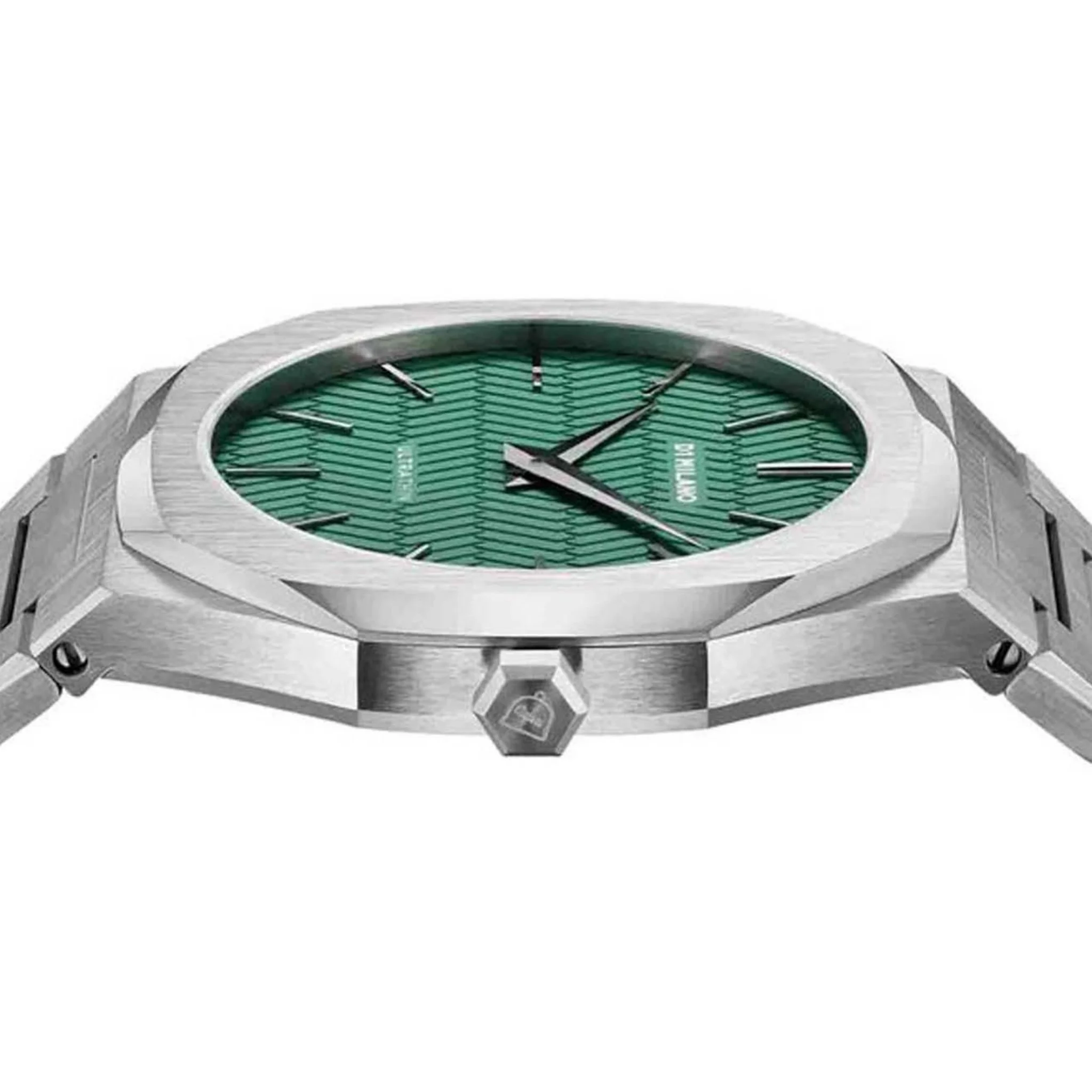 D1 Milano Ultra Thin Analog Green Dial Unisex Watch-UTBU05