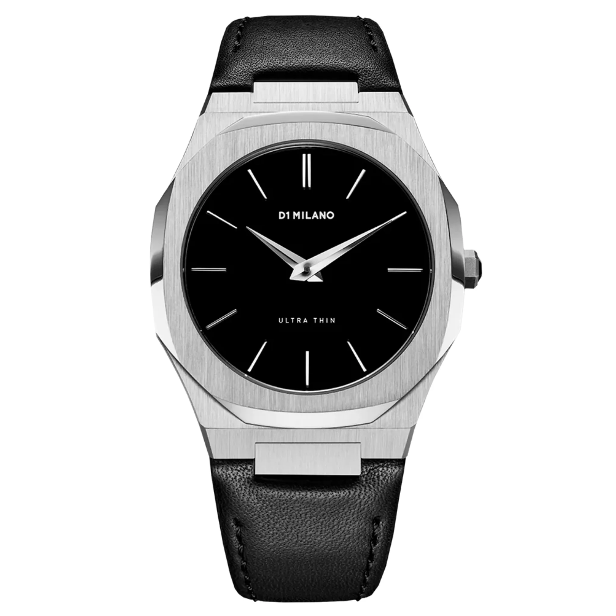 D1 Milano Ultra Thin Analog Black Dial Men's Watch-UTLJ01