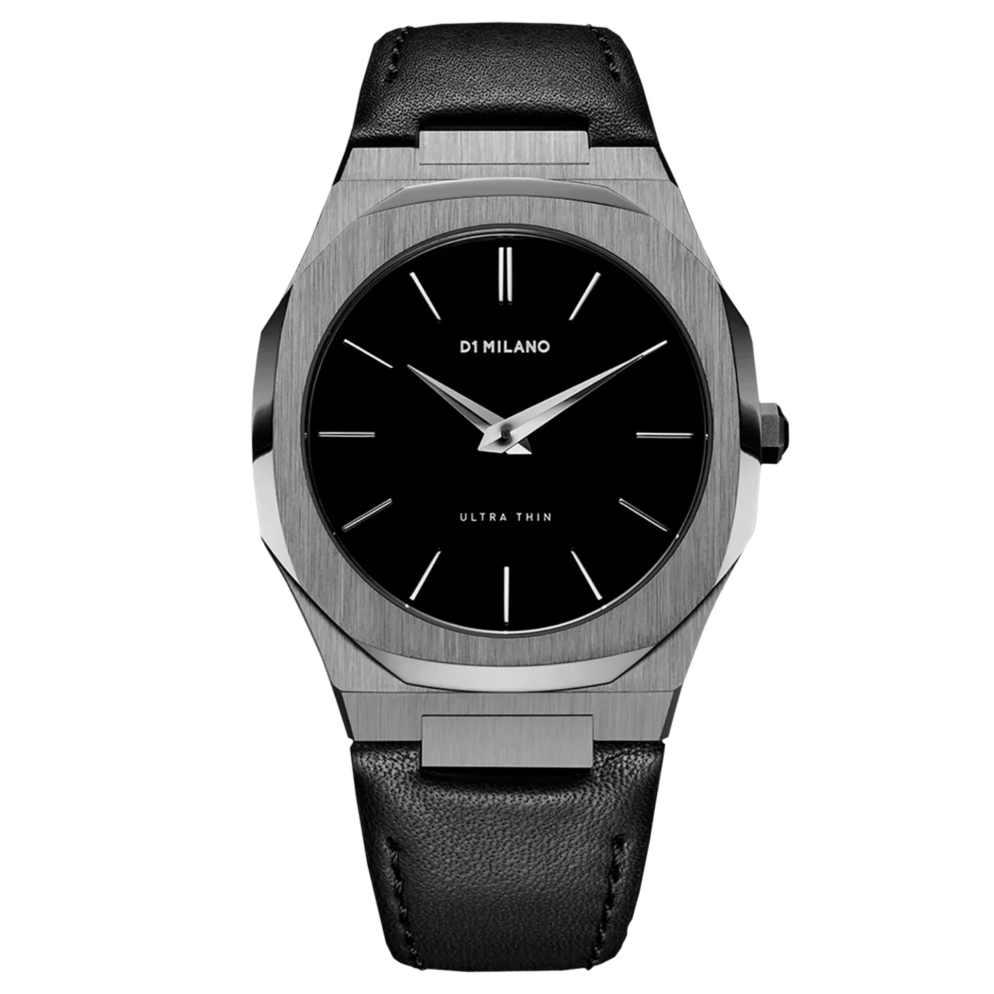 D1 Milano Ultra Thin Analog Black Dial Men's Watch-UTLJ02