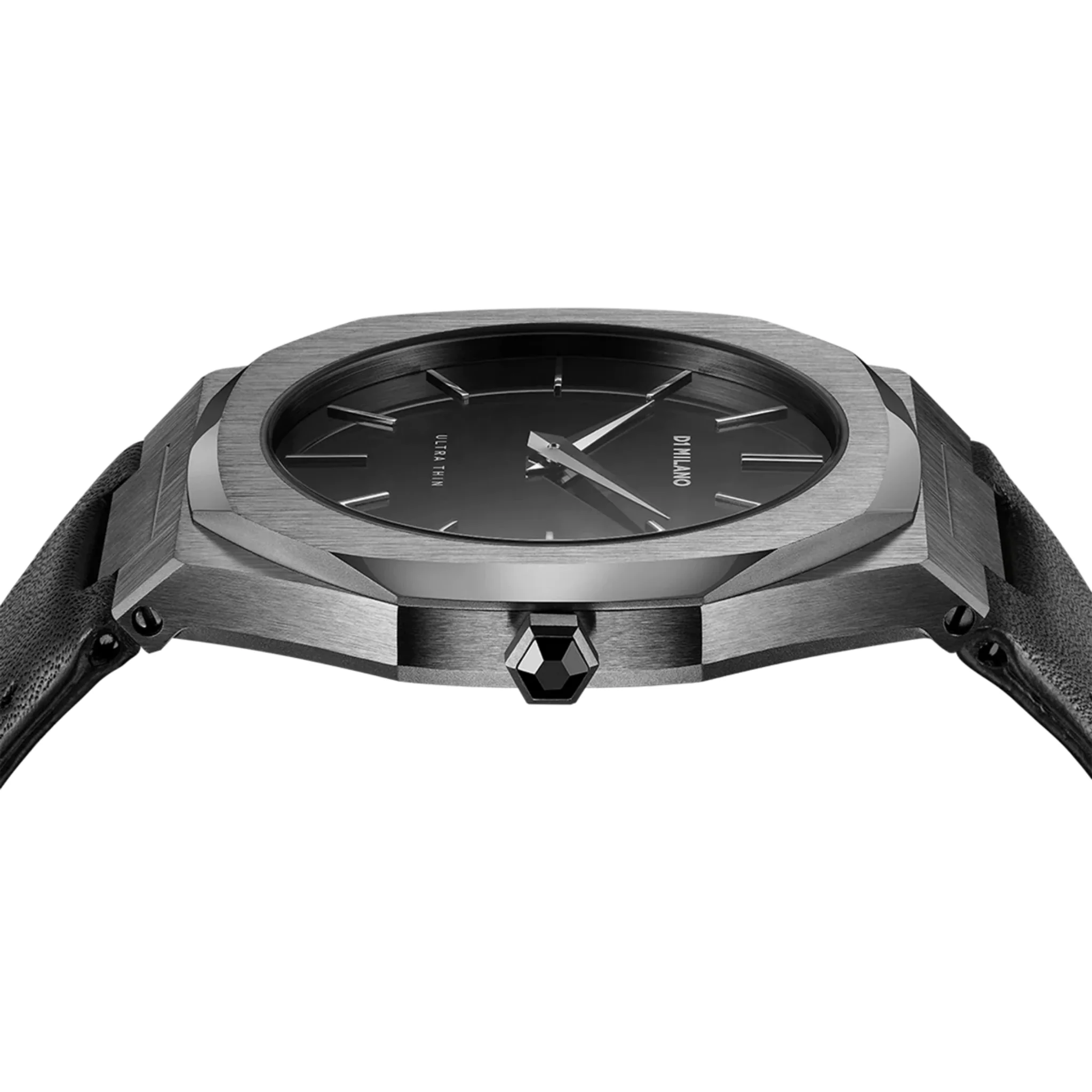 D1 Milano Ultra Thin Analog Black Dial Men's Watch-UTLJ02