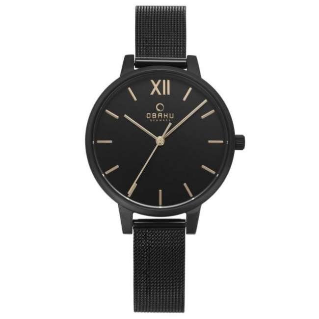 Obaku Denmark 34 mm Women Watch-V209LXBBMB