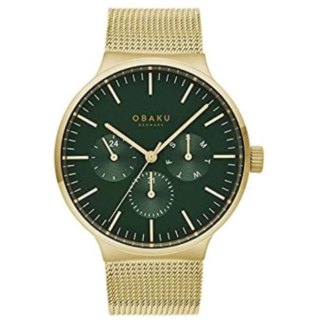Obaku Denmark 43 mm Men Watch-V229GMGEMG