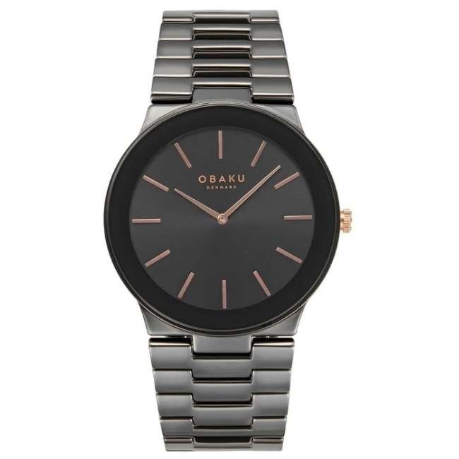 Obaku Denmark 42 mm Men Watch-V281GXBBCB