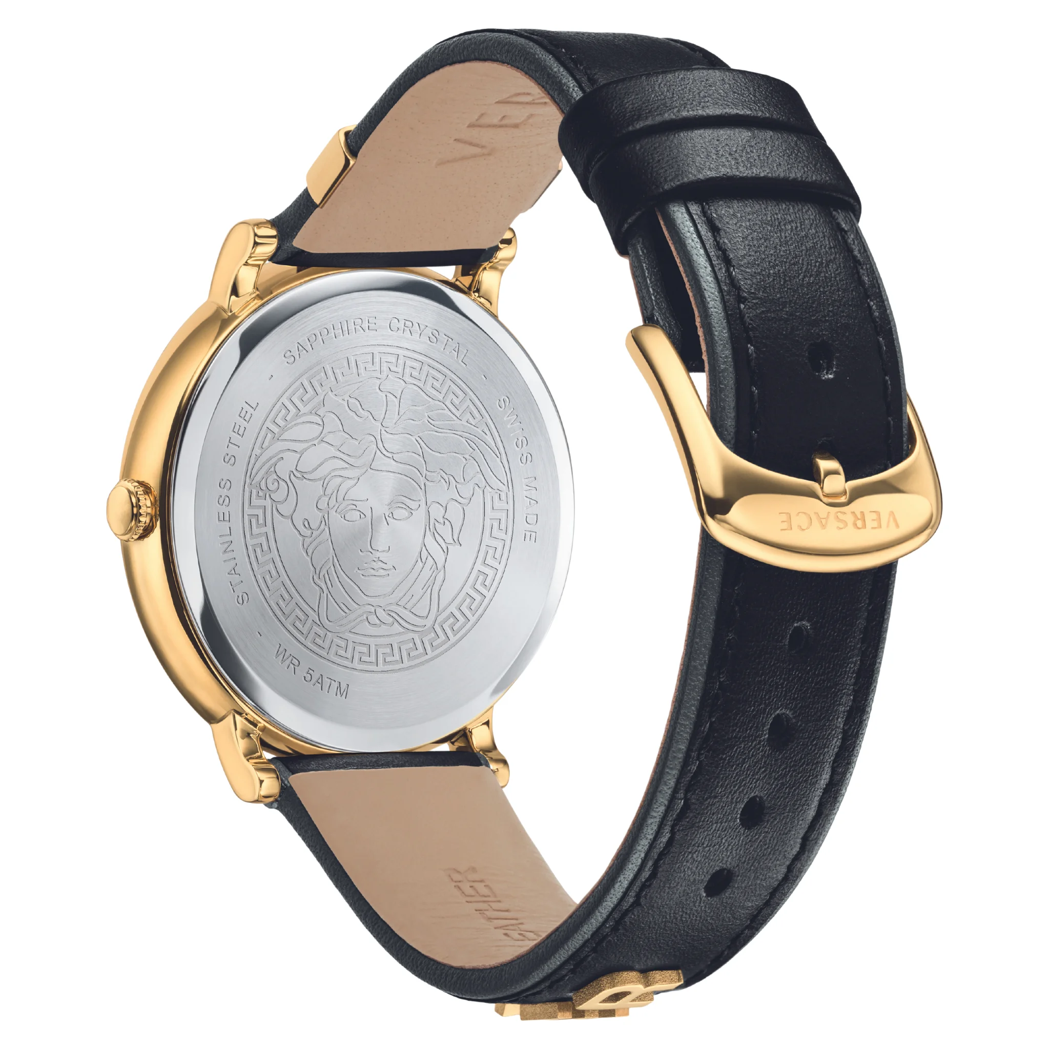 Versace Analog Black Dial Women Watch - VBP040017
