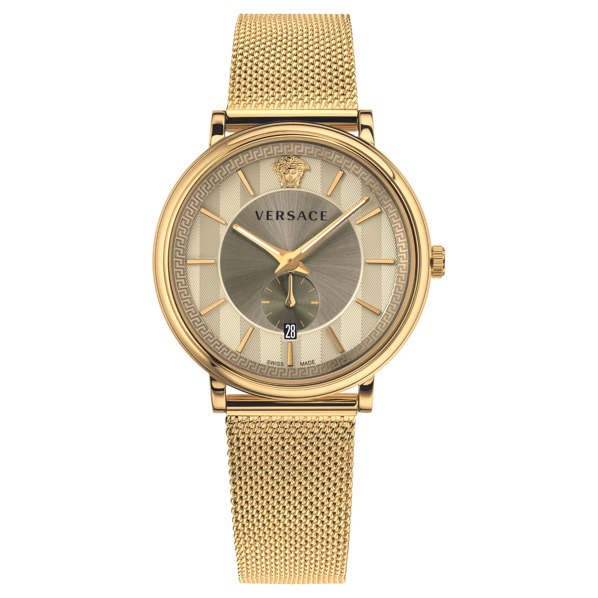Versace Men's V-Circle Yellow Gold VBQ070017
